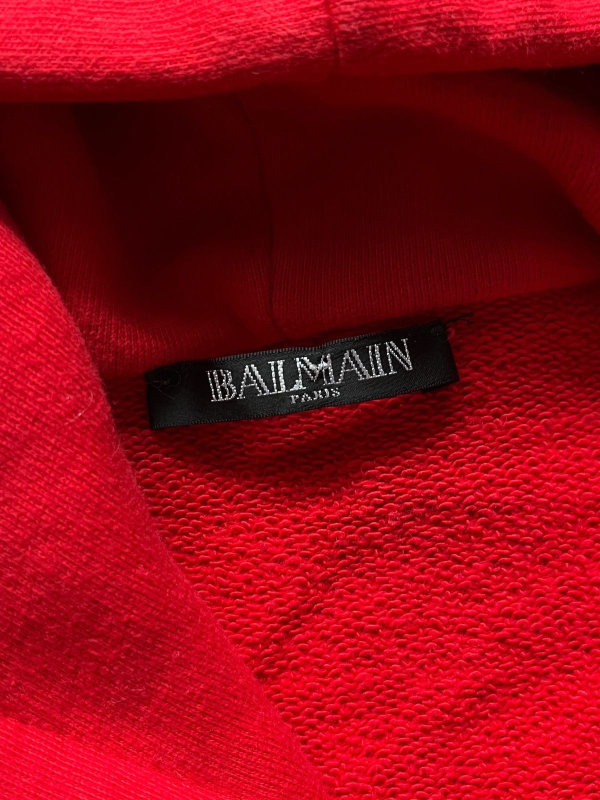 Balmain Balmain Paris Zipped-Up Embroidered Hoodie Vest Archive Size US L / EU 52-54 / 3 - 11 Thumbnail