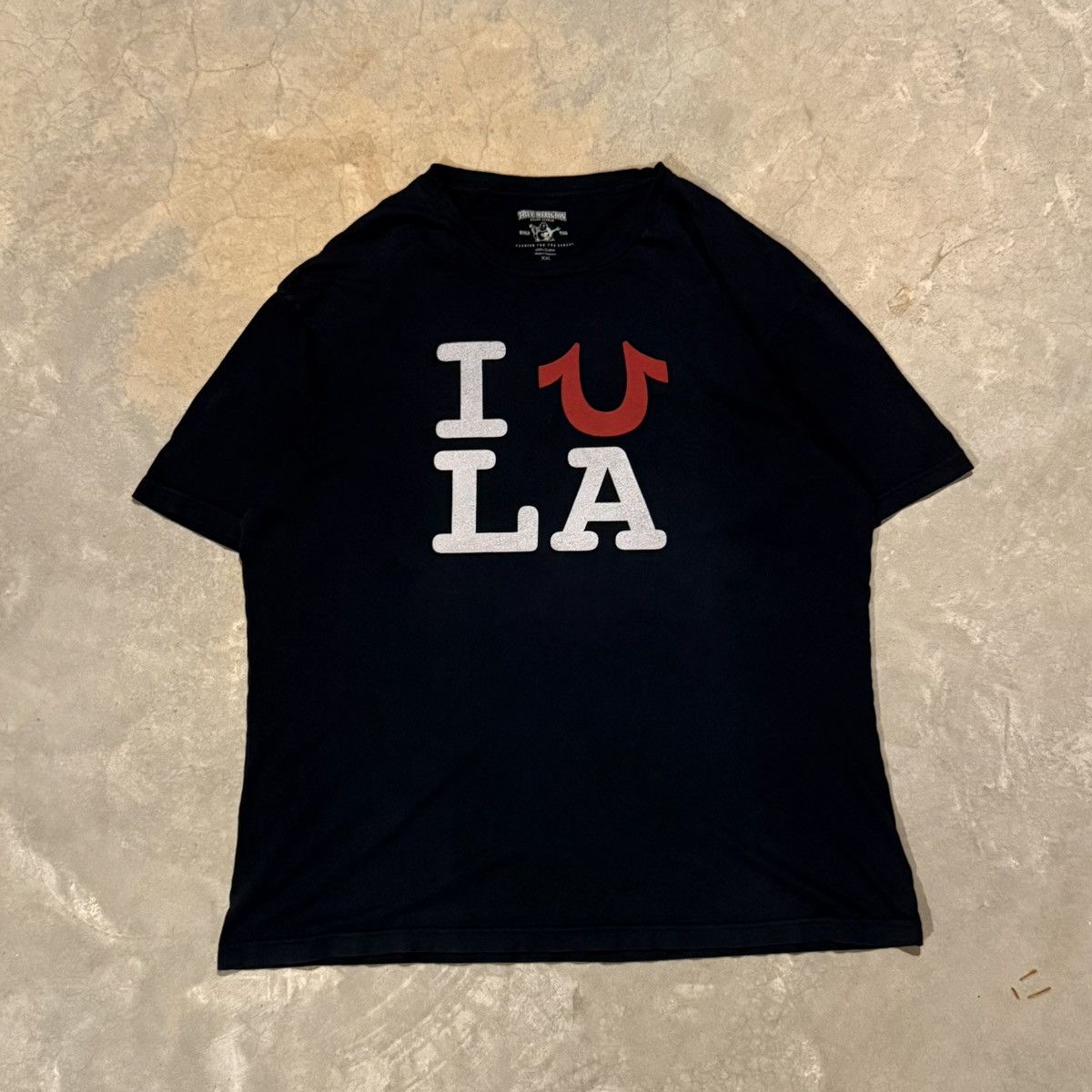 True Religion Vtg True Religion I ❤️ LA Tee Los Angeles ERD Grunge Y2K Size US XXL / EU 58 / 5 - 1 Thumbnail