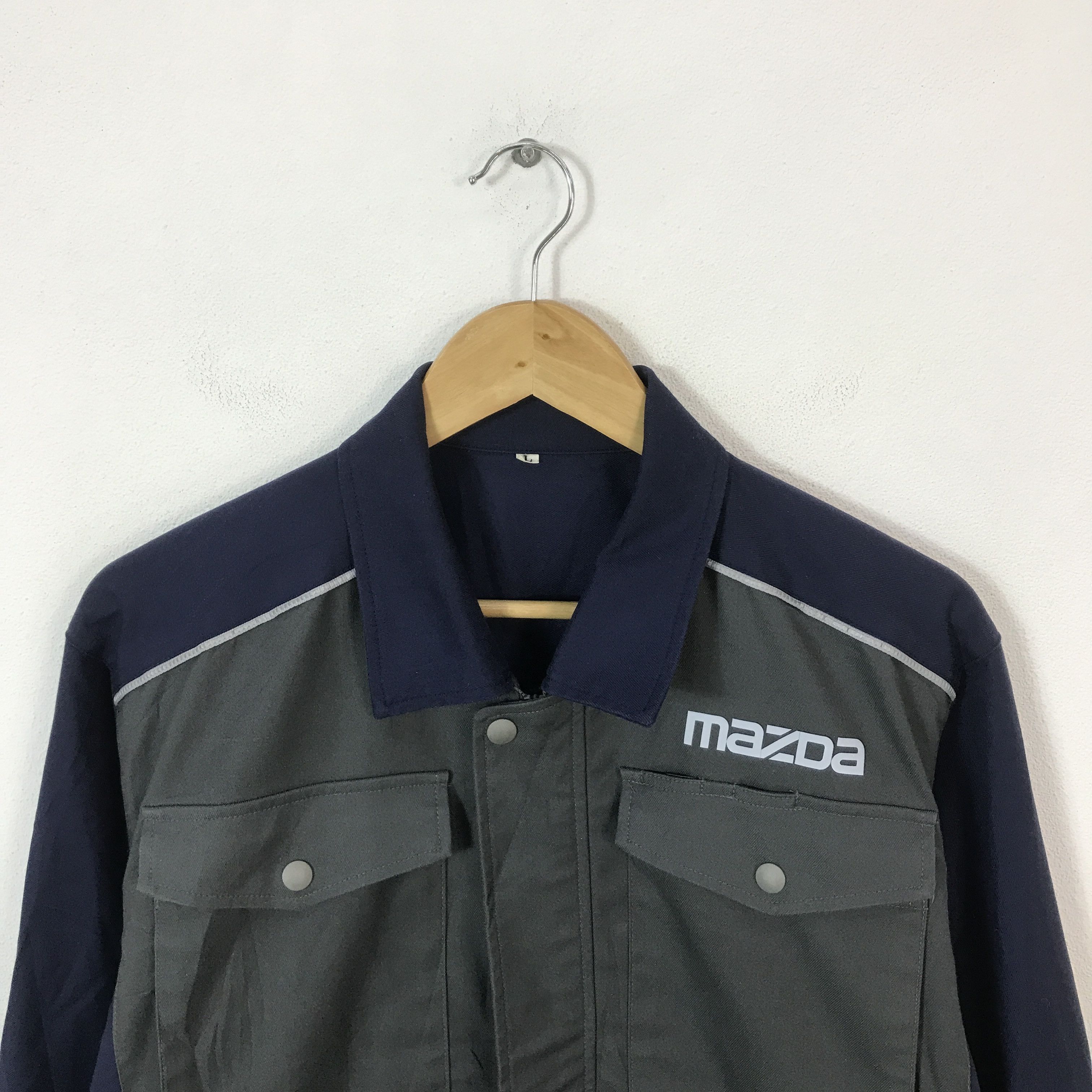Japanese Brand Vtg mazda racing Motorsport Japan team custom jacket K62B22 Size US L / EU 52-54 / 3 - 3 Thumbnail