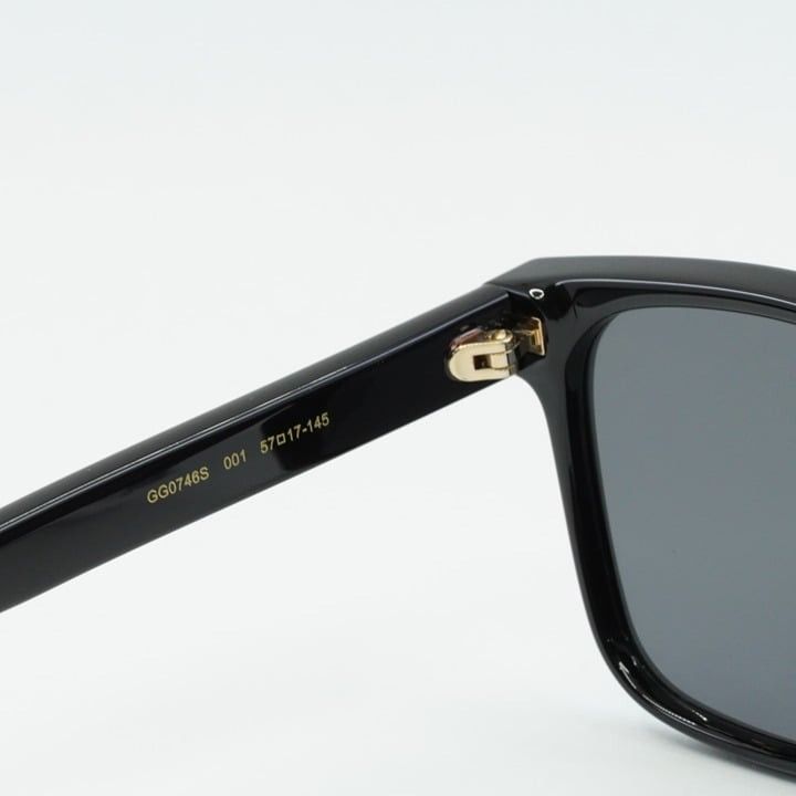Gucci NEW GUCCI GG0746S 001 BLACK GREY SUNGLASSES Size ONE SIZE - 7 Thumbnail