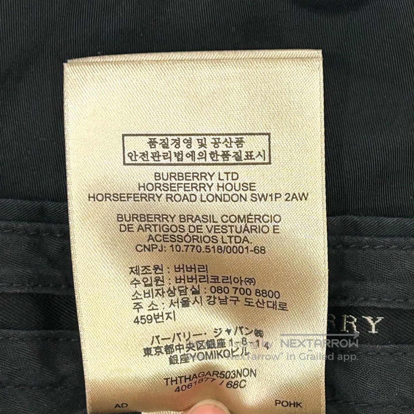 Burberry Burberry Black casual straight-leg long pants Size US 30 / EU 46 - 5 Thumbnail