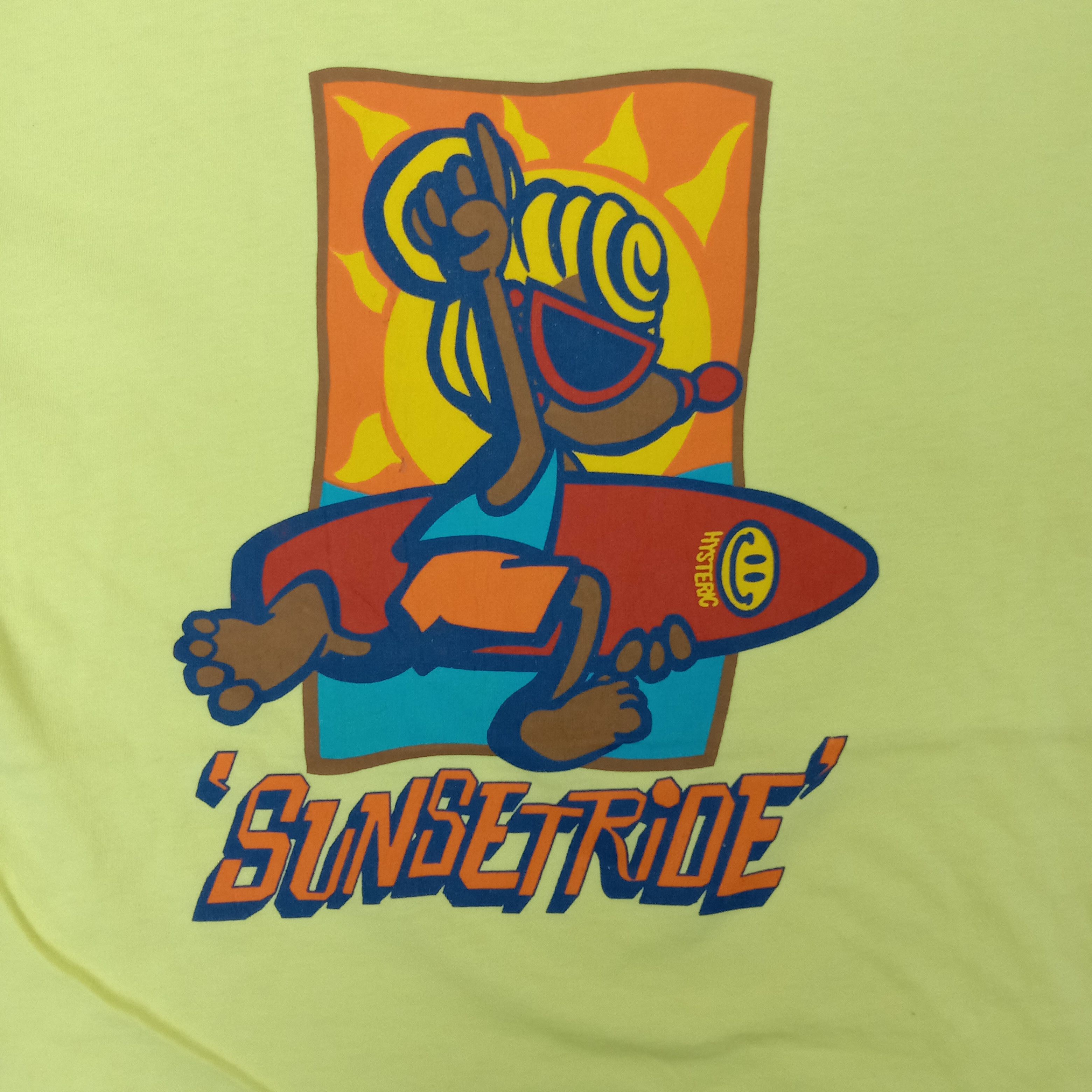 Hysteric Glamour Hysteric Mini Sunsetride Japanese Brand Surf Tshirt C249N59 Size US S / EU 44-46 / 1 - 2 Thumbnail