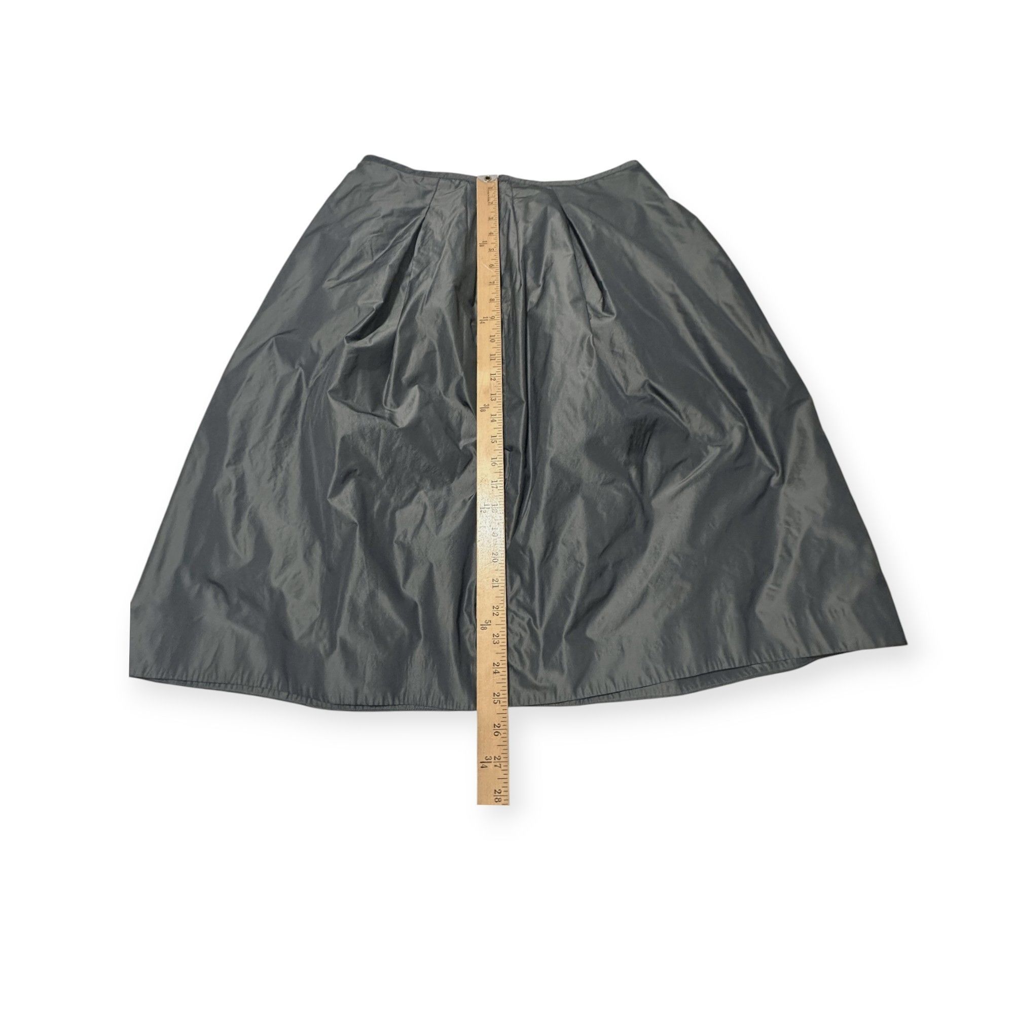 Vince Vince Gray A-Line Knee-Length Skirt W/Soft Pleats & Pockets Size 34" / US 12 / IT 48 - 11 Thumbnail