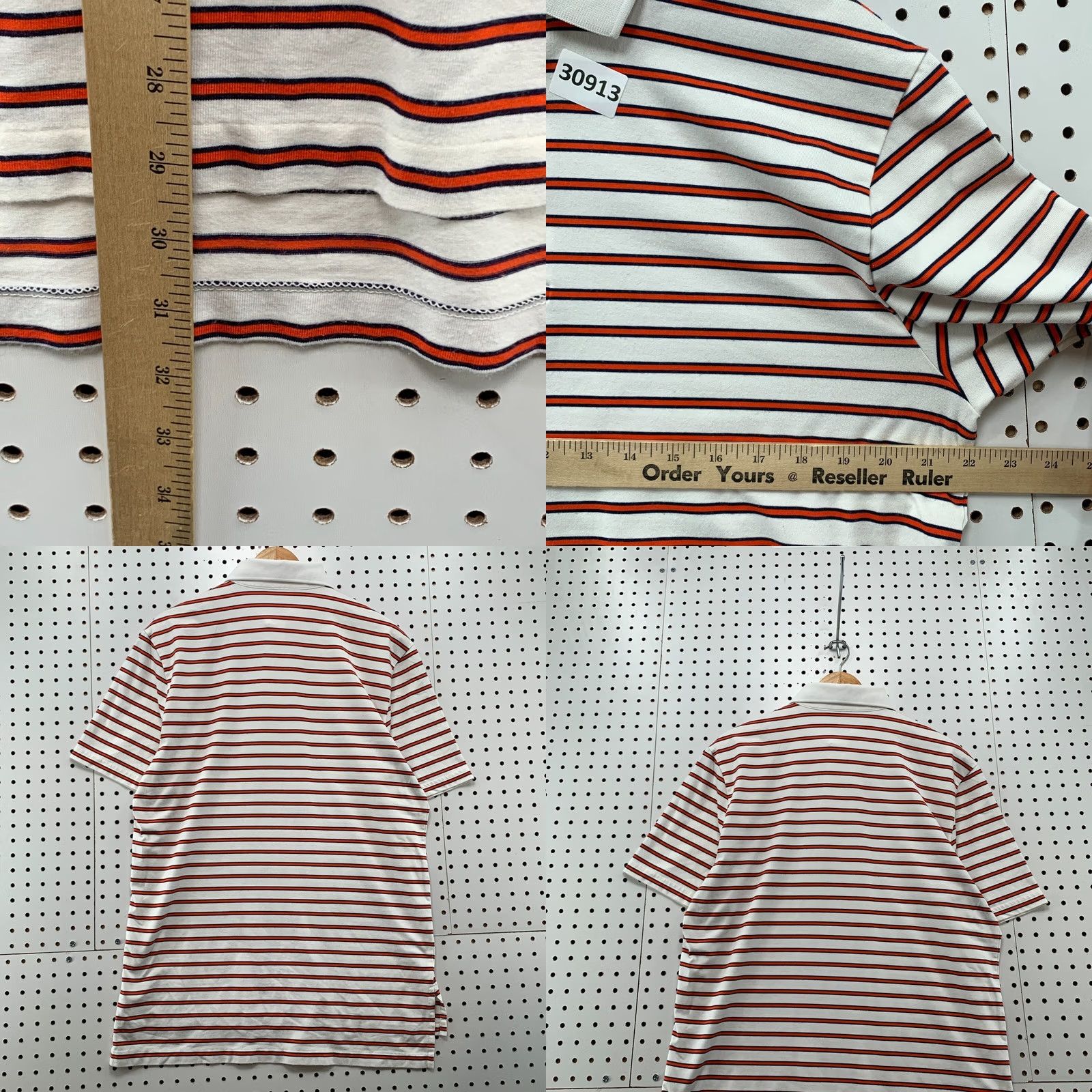 Polo Ralph Lauren Polo Ralph Lauren Performance Shirt Mens Medium White Orange Stripe Polo Shirt Mens Medium White Orange Stripe Size US M / EU 48-50 / 2 - 9 Thumbnail