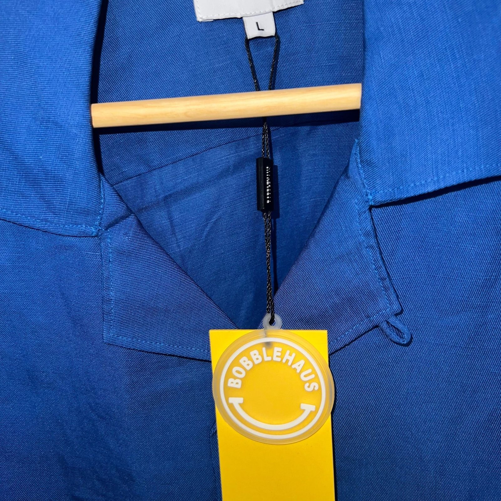 Other BOBBLEHAUS Royal Blue Oversized Button Up Shirt Unisex Size US L / EU 52-54 / 3 - 8 Thumbnail