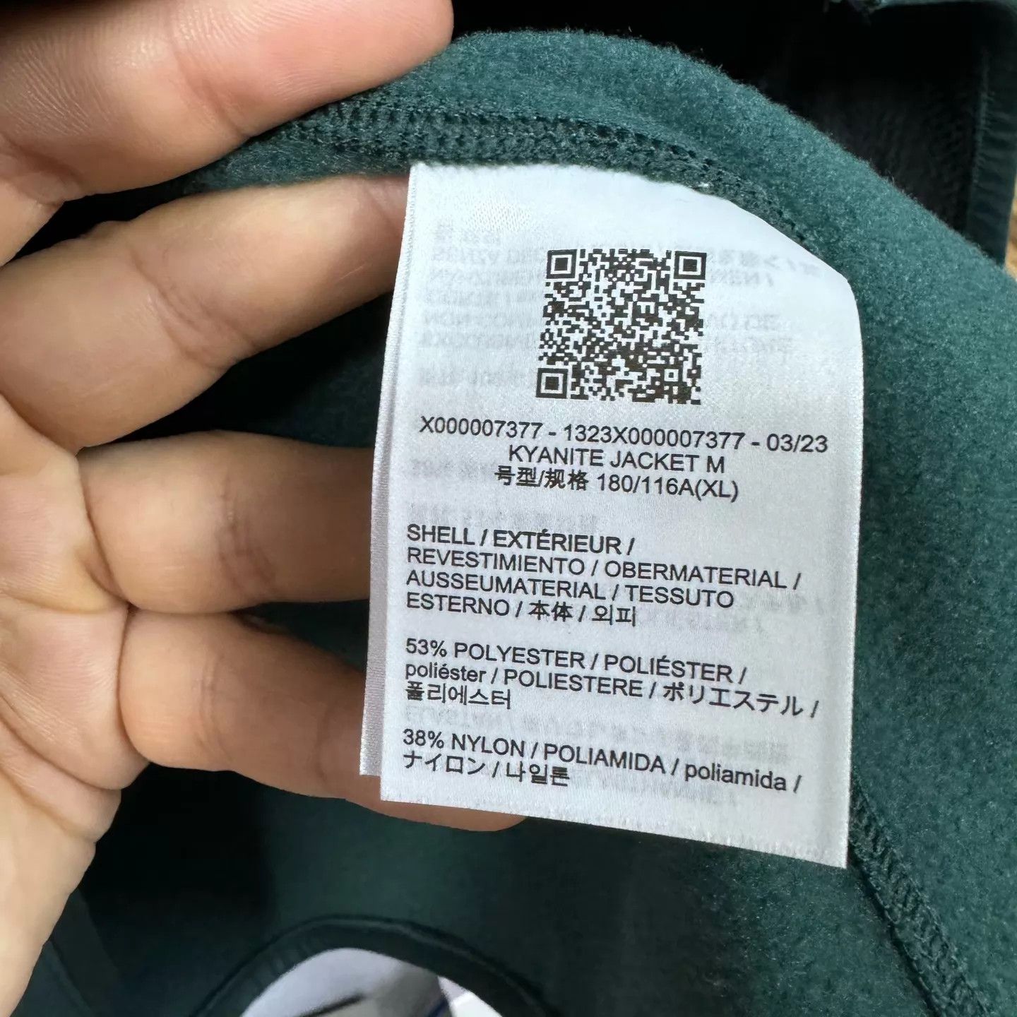 Arc'teryx Arc'teryx KYANITE Fleece Jkt V.Grn XL Mint Size US XL / EU 56 / 4 - 7 Thumbnail