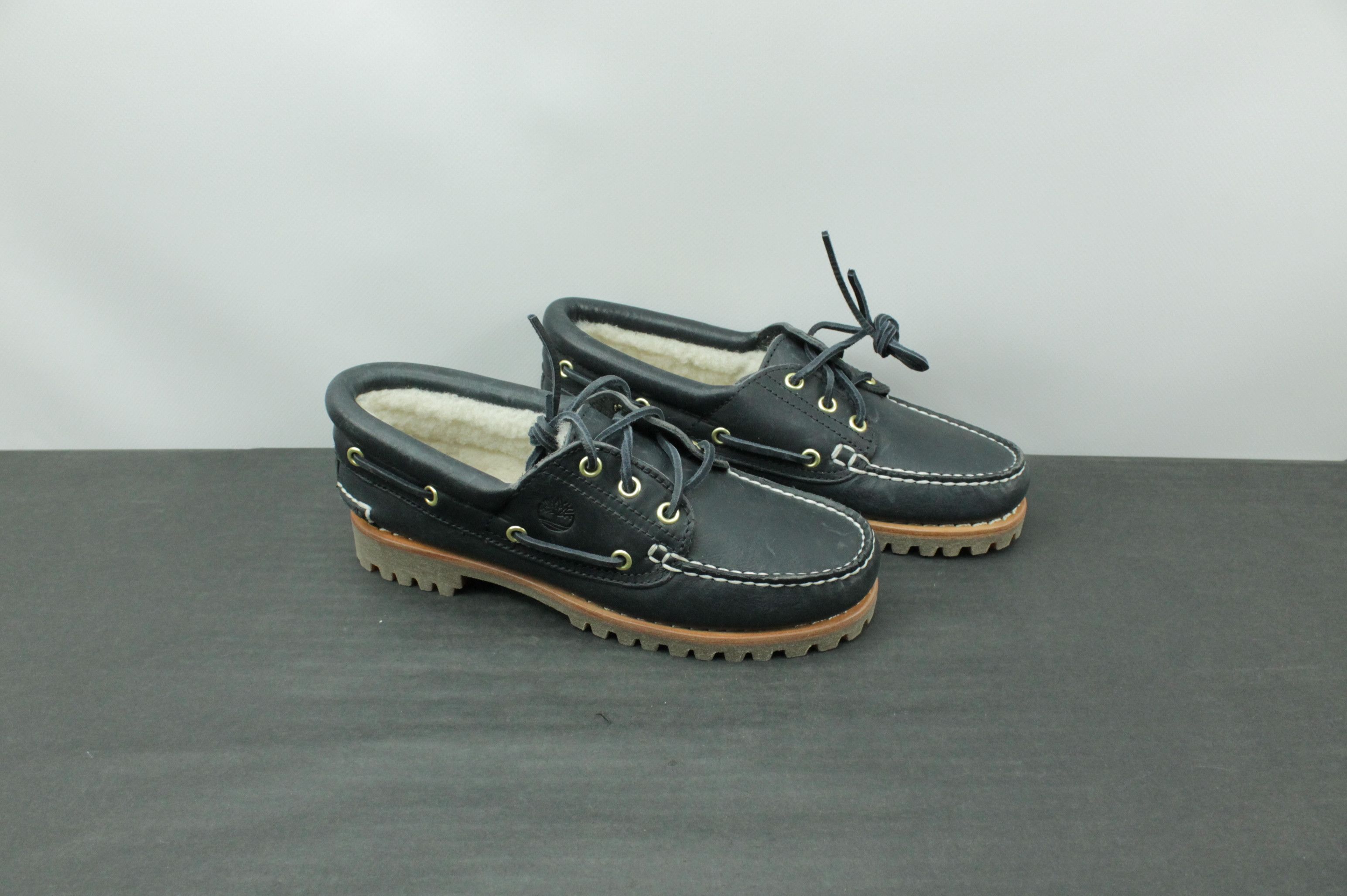 Timberland Timberland Noreen 3EYE Shearling Leather Boat Shoes Size US 6 / IT 36 - 1 Thumbnail
