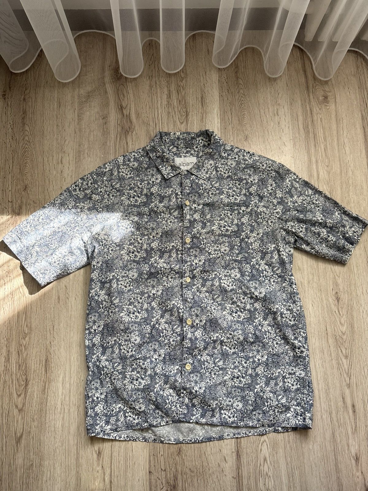 Albam Albam Floral Short Sleeve Shirt Size US M / EU 48-50 / 2 - 1 Thumbnail