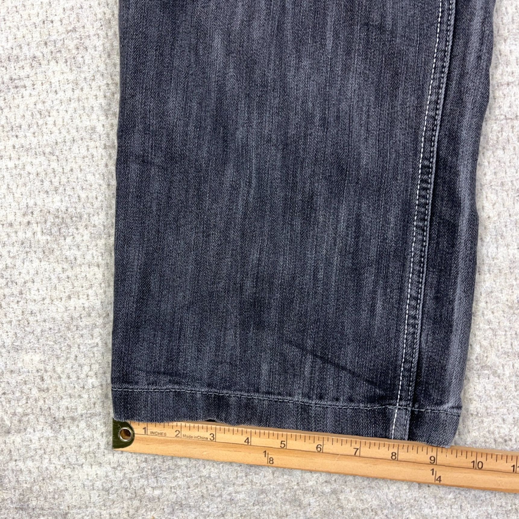 Southpole VINTAGE Southpole Jeans Men 36x29 Gray Denim Baggy Loose Fit 5-Pocket Wide-Leg Work Grunge jeans Mens Size US 36 / EU 52 - 7 Thumbnail