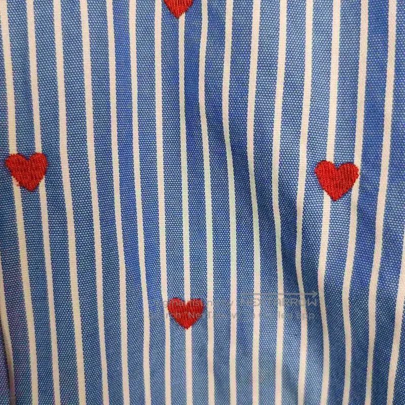 Valentino Valentino Blue Striped Cotton Shirt for Women . Size M / US 6-8 / IT 42-44 - 3 Thumbnail