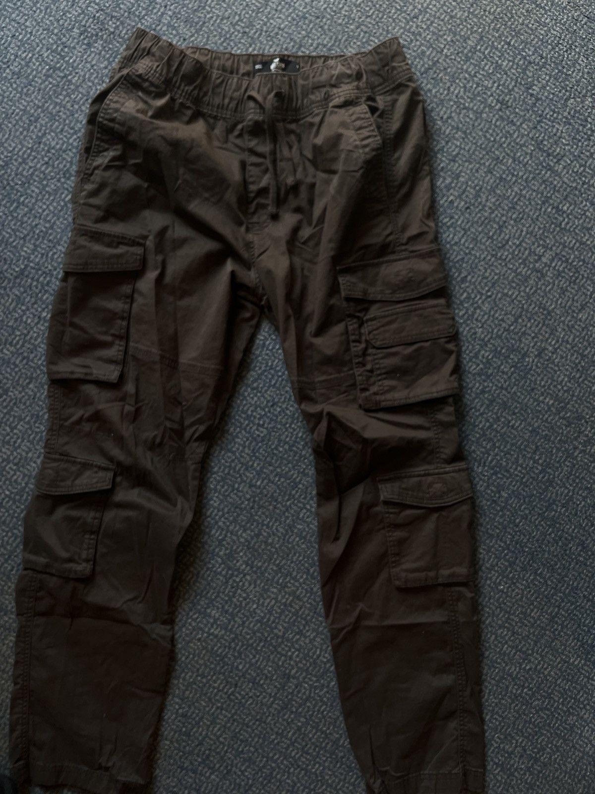 Hollister brown cargo pants Size US 34 / EU 50 - 1 Thumbnail