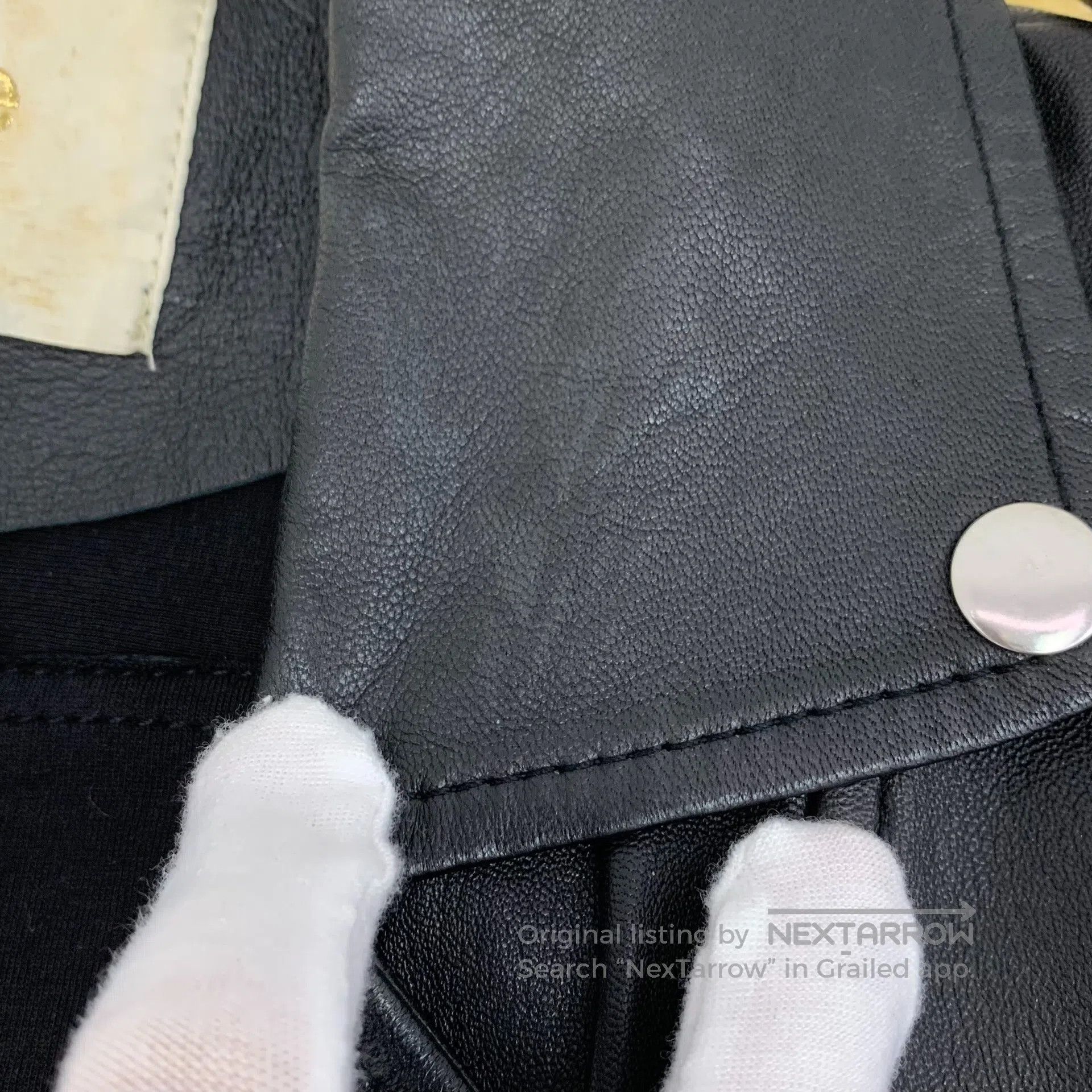 Maje MAJE Black sheep leather lapel zipper long sleeve leather Size XS / US 0-2 / IT 36-38 - 8 Thumbnail
