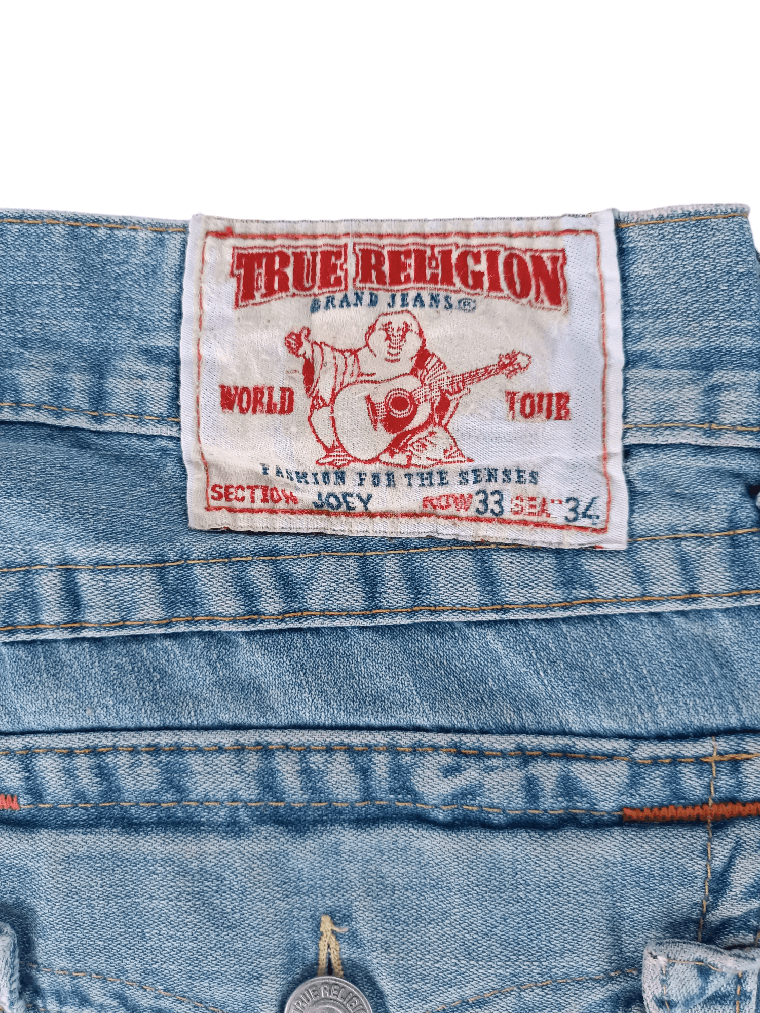 True Religion × Vintage True Religion Joey Distressed Flared Jeans Size US 34 / EU 50 - 18 Thumbnail