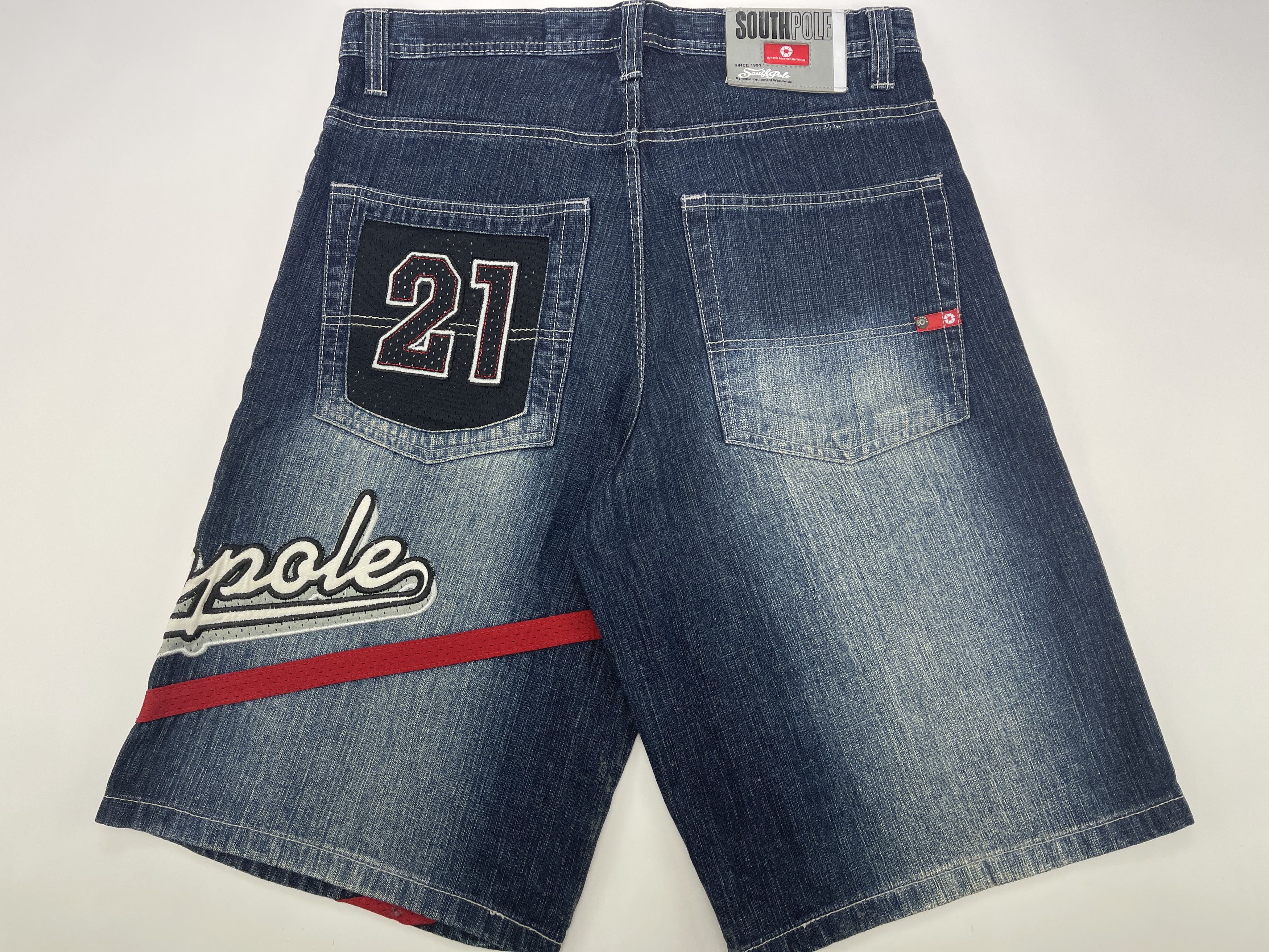 Southpole Southpole jeans shorts, vintage hip hop baggy South Pole, 32 Size US 32 / EU 48 - 1 Thumbnail