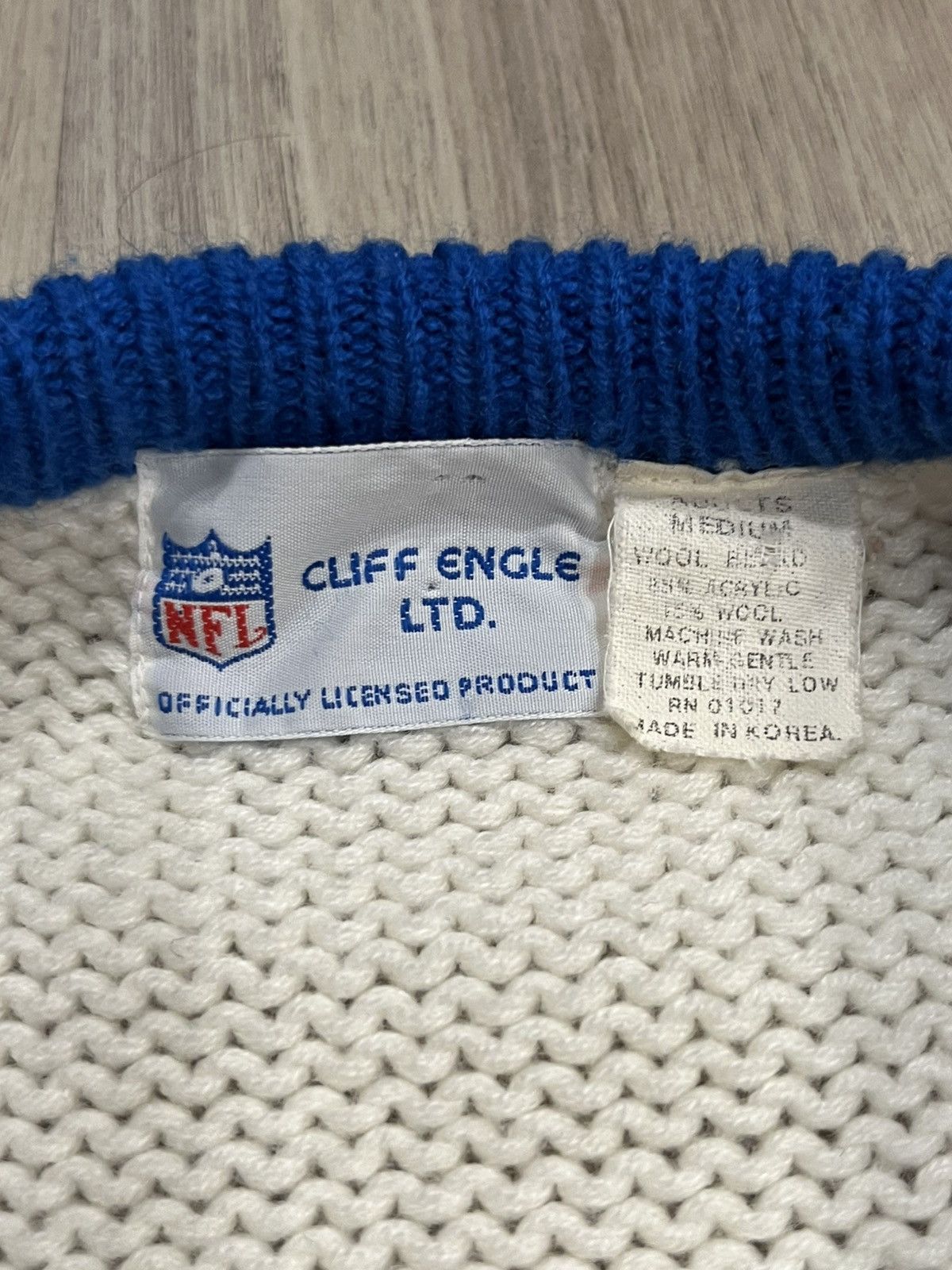 NFL Vintage 80s NFL Denver Broncos Acrylic Knit Sweater Size US M / EU 48-50 / 2 - 4 Thumbnail