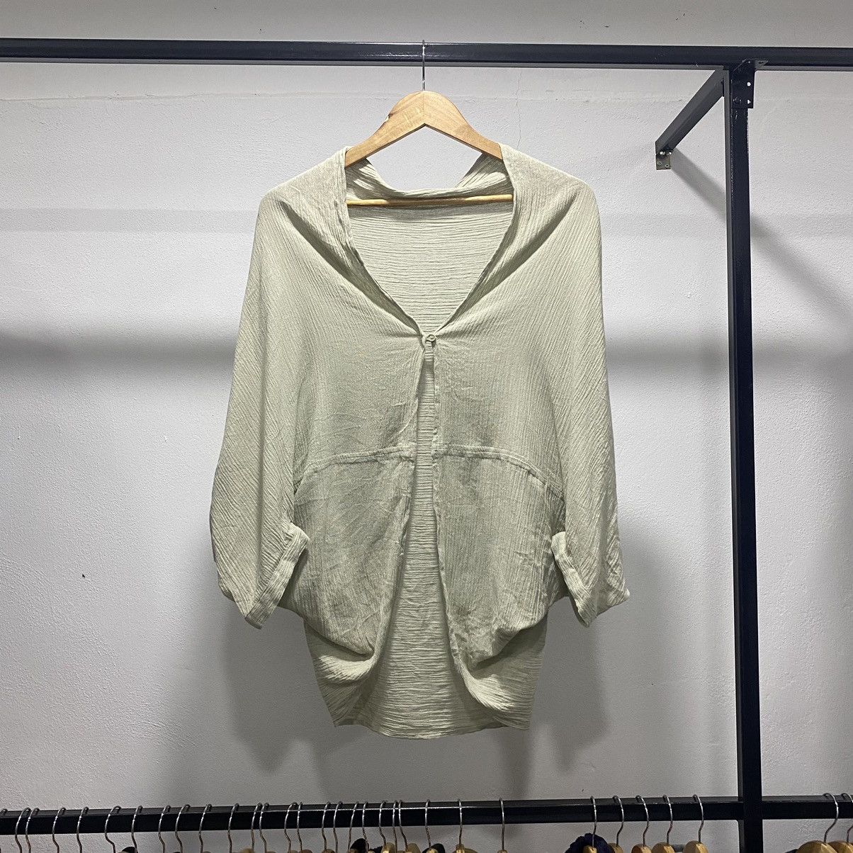 Issey Miyake × Japanese Brand × Vintage 💥Issey Miyake Pleats Please Homme Plisse Style Cardigan 90s Size US M / EU 48-50 / 2 - 1 Thumbnail