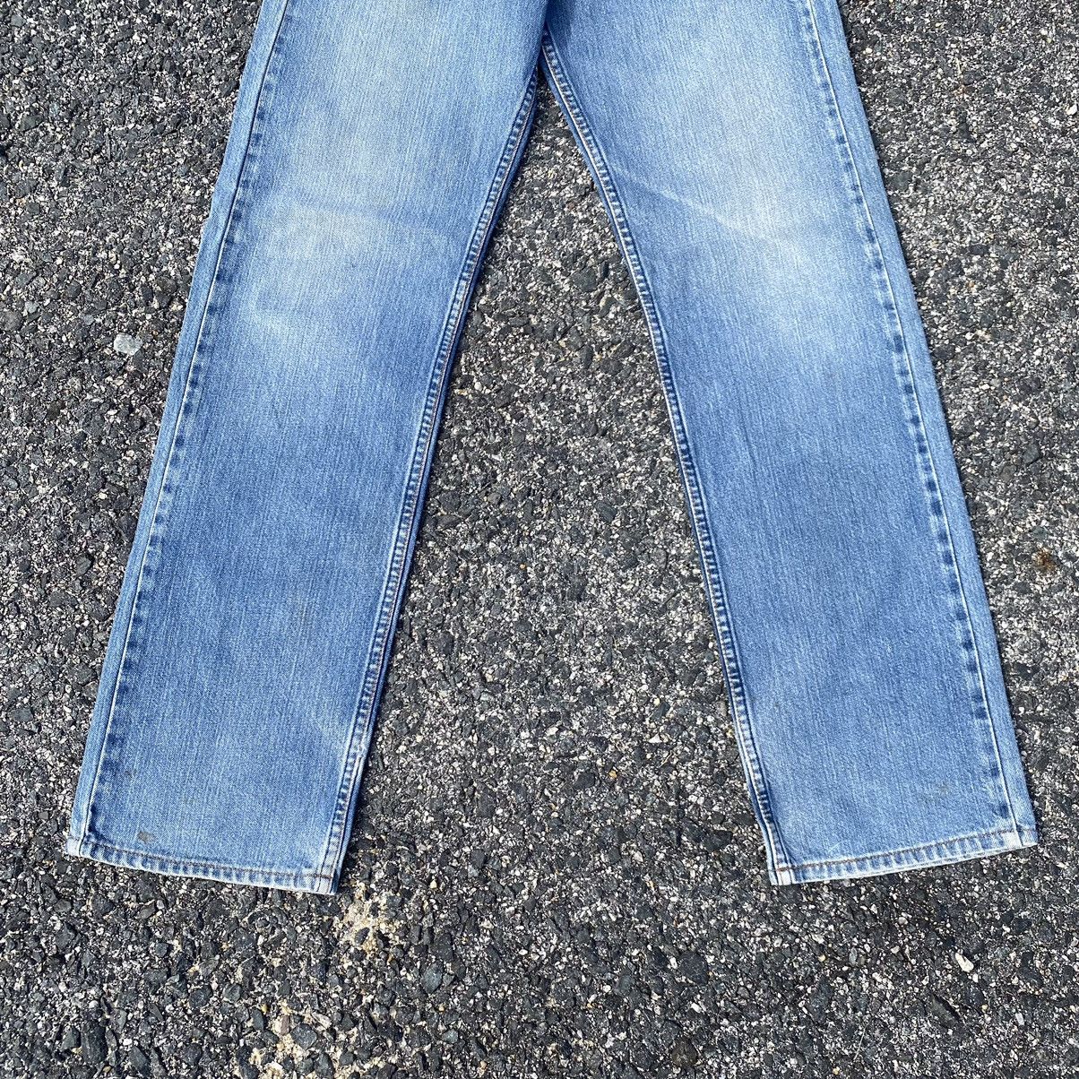 Levi's Vintage Clothing Vintage Levi’s 512 Blue Wash Denim Jeans Size US 28 / EU 44 - 3 Thumbnail