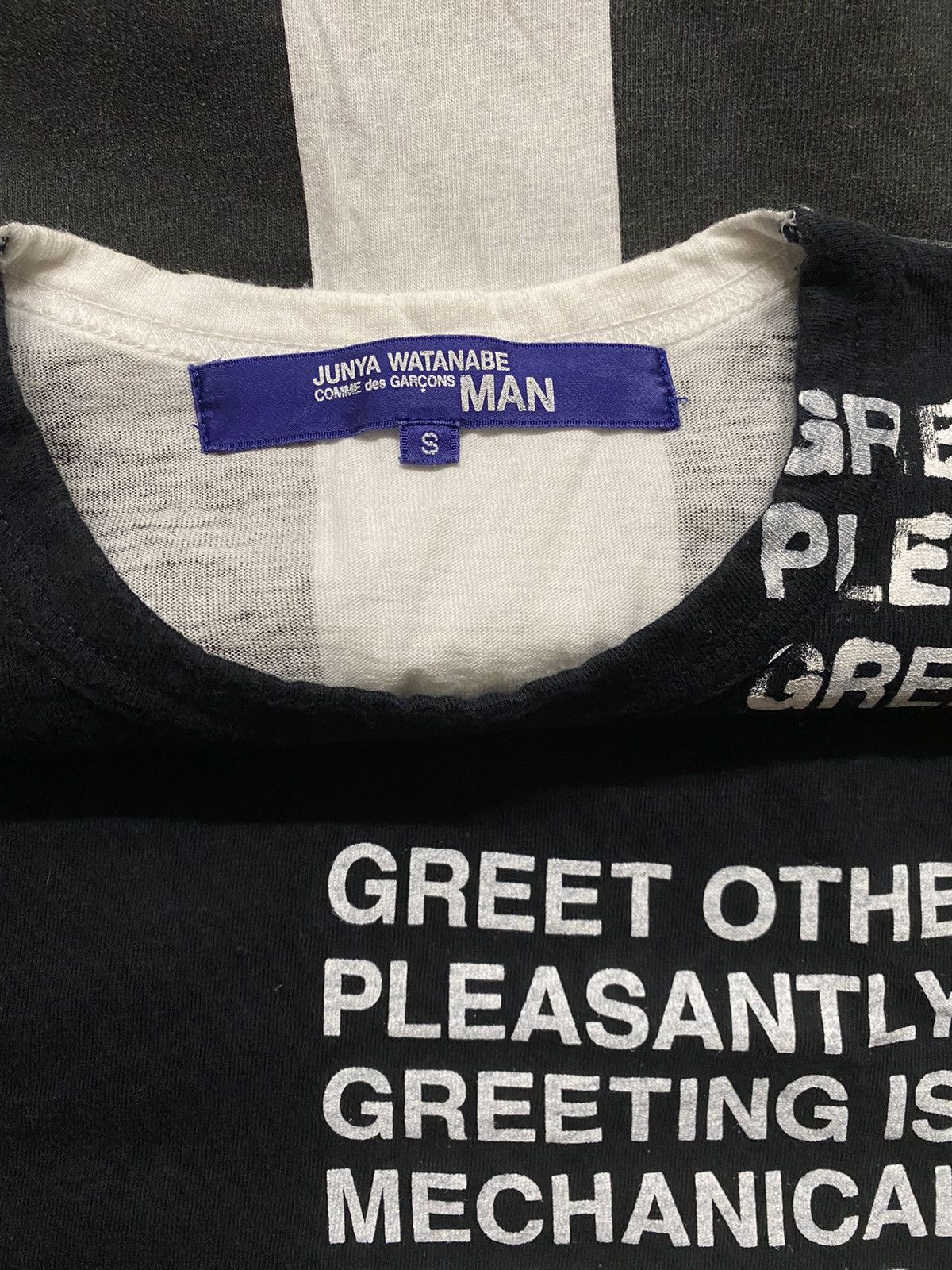 Junya Watanabe Junya SS01 Poem "Greet Others Pleasantly" Tee Size US S / EU 44-46 / 1 - 4 Thumbnail