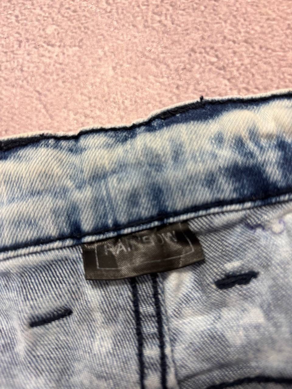 Vintage Japanese Moto Bike Balmain style distressed pants jeans Size US 32 / EU 48 - 7 Thumbnail