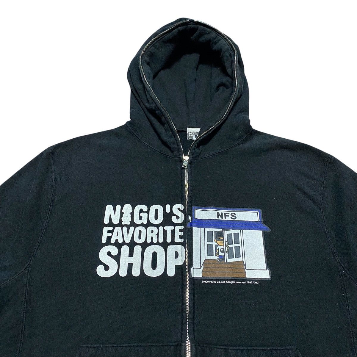 Bape Rare‼️🔥Bape NFS "Nigo’s Favorite Shop" Full Zipper Hoodie Size US M / EU 48-50 / 2 - 3 Thumbnail
