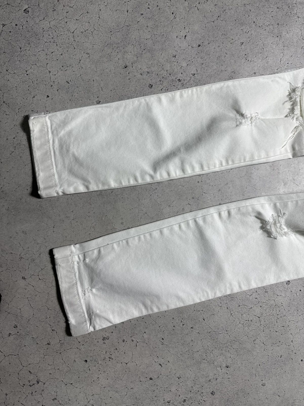 Dolce & Gabbana Dolce & Gabbana DG Luxury White Denim Jeans Size 42 Size 28" / US 6 / IT 42 - 3 Thumbnail