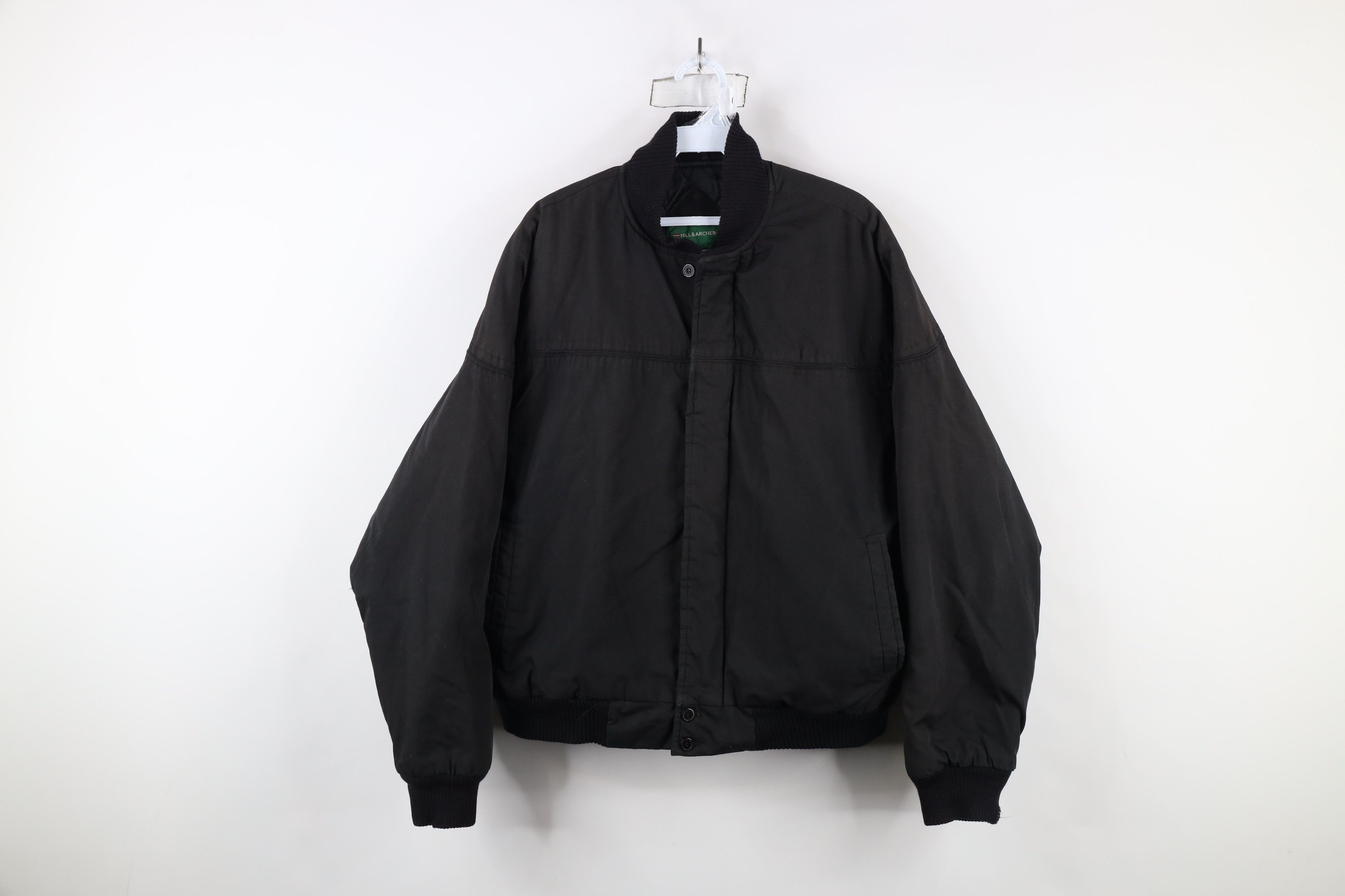Vintage Vintage 90s Streetwear Quilted Catalina Bomber Jacket Black Size US XL / EU 56 / 4 - 1 Thumbnail