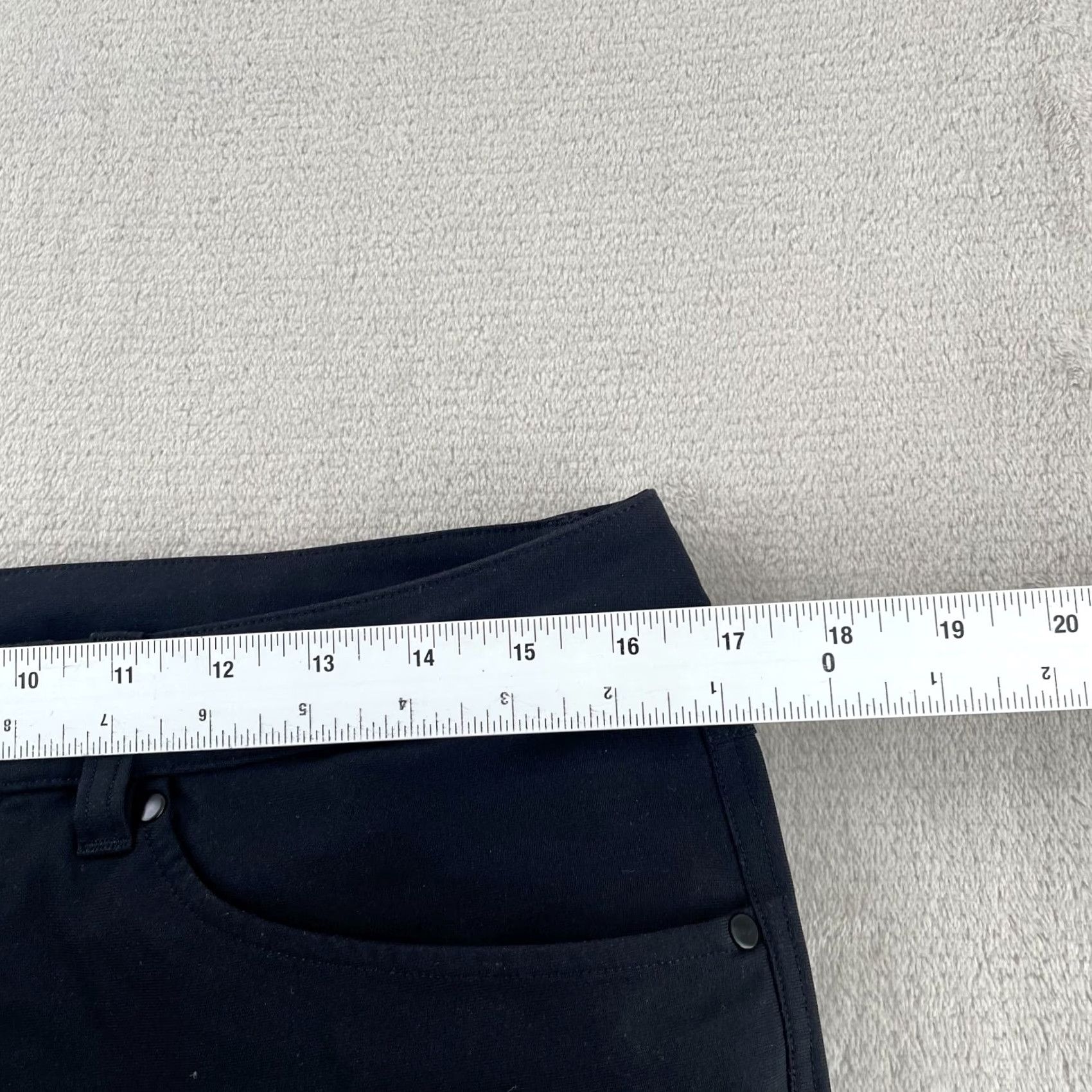 Lululemon Lululemon ABC Pants Men 31x30 Black Warpstreme Slim Fit Wicking Tapered Stretch Pants Size US 32 / EU 48 - 5 Thumbnail