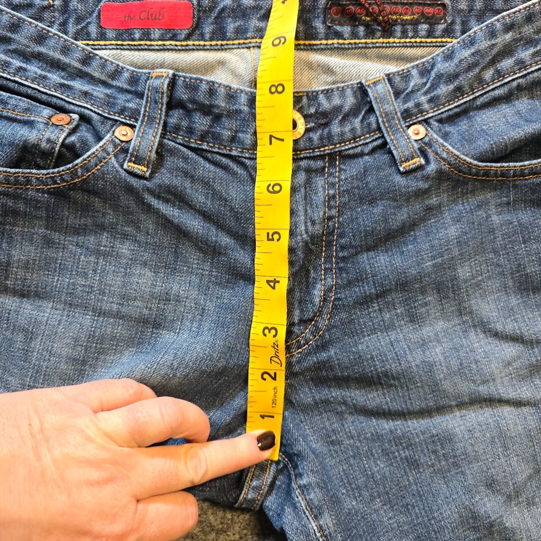 Vintage AG Adriano Goldschmied Jeans Womens 29 Blue High Rise Slim Flare Denim 5-Pocket Casual Womens Size 29" - 7 Thumbnail