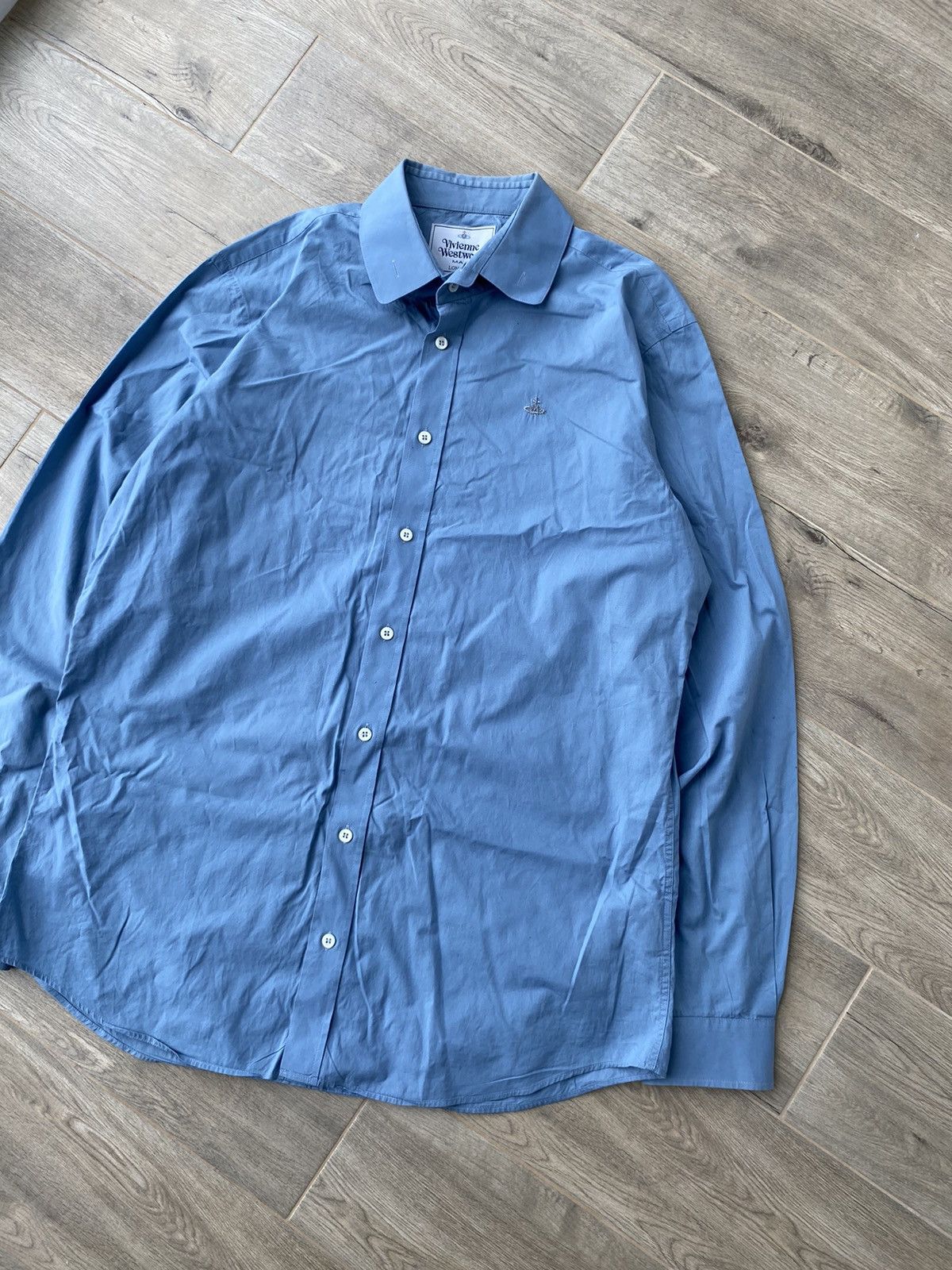 Vivienne Westwood Vivienne Westwood Metal Logo Shirt Size US L / EU 52-54 / 3 - 2 Thumbnail