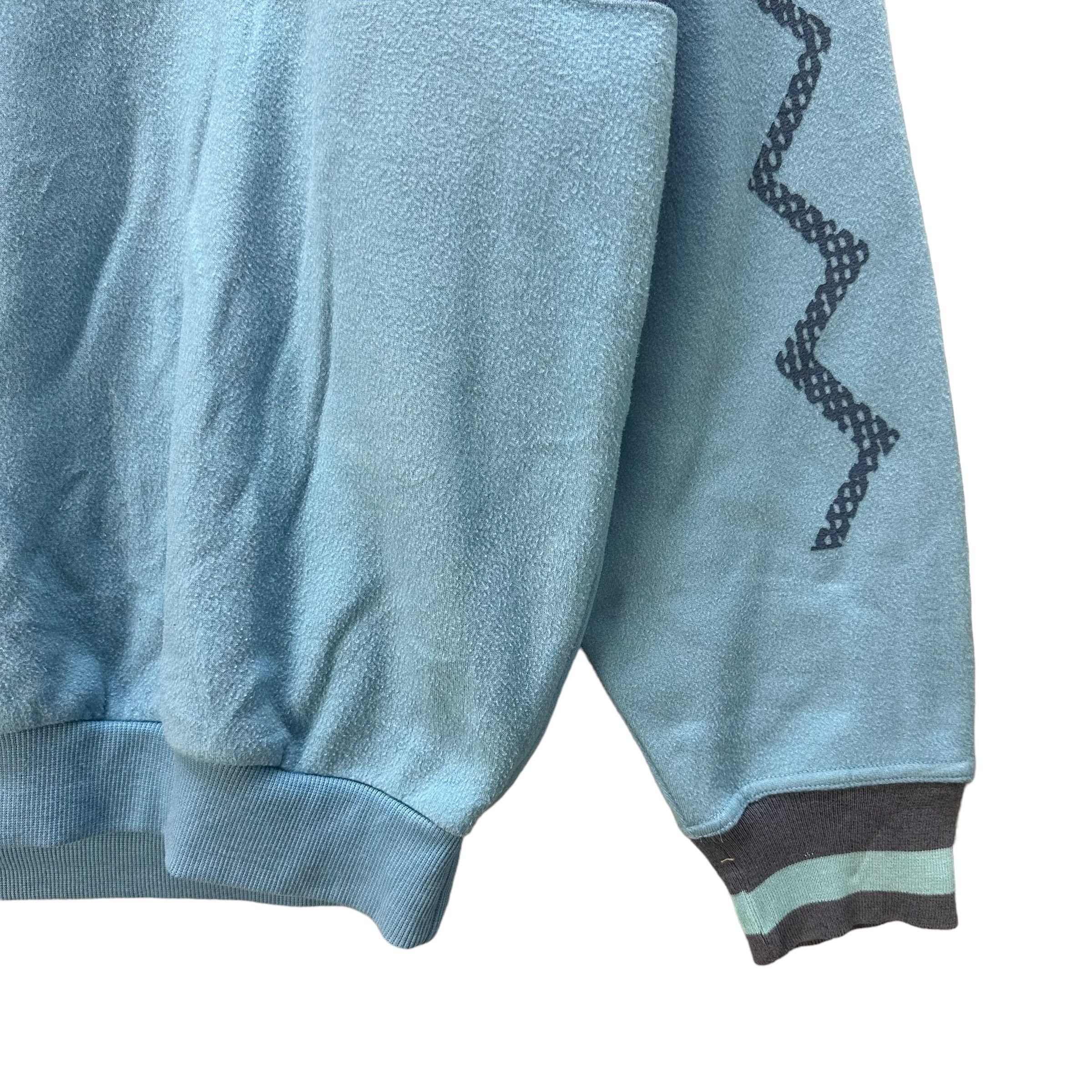Japanese Brand PARADISO EMBROIDERY BIG LOGO COLORBLOCK SWEATSHIRT #8754-025 Size US L / EU 52-54 / 3 - 5 Thumbnail