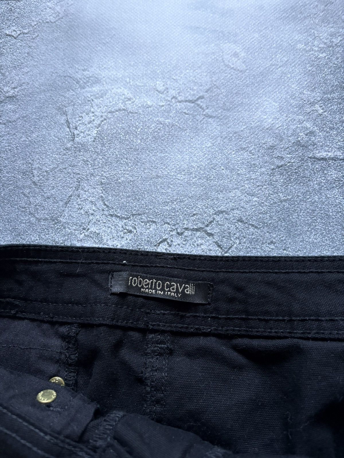 Roberto Cavalli ARCHIVE Roberto Cavalli Avant Garde Leather Corduroy Skirt Size 28" / US 6 / IT 42 - 11 Thumbnail