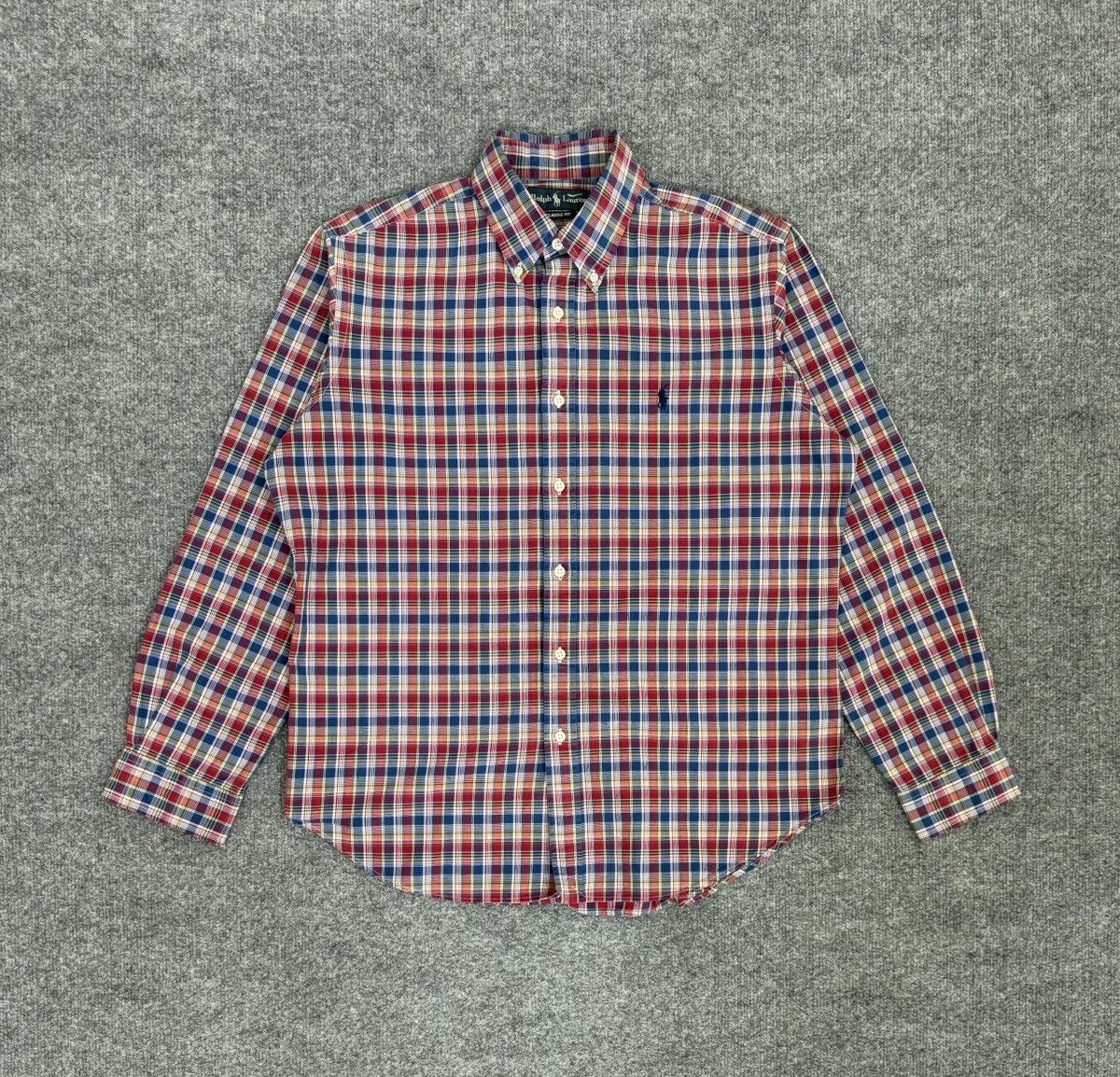 Ralph Lauren Vintage Polo Ralph Lauren Plaid OCBD Classic Fit L Size US L / EU 52-54 / 3 - 1 Thumbnail