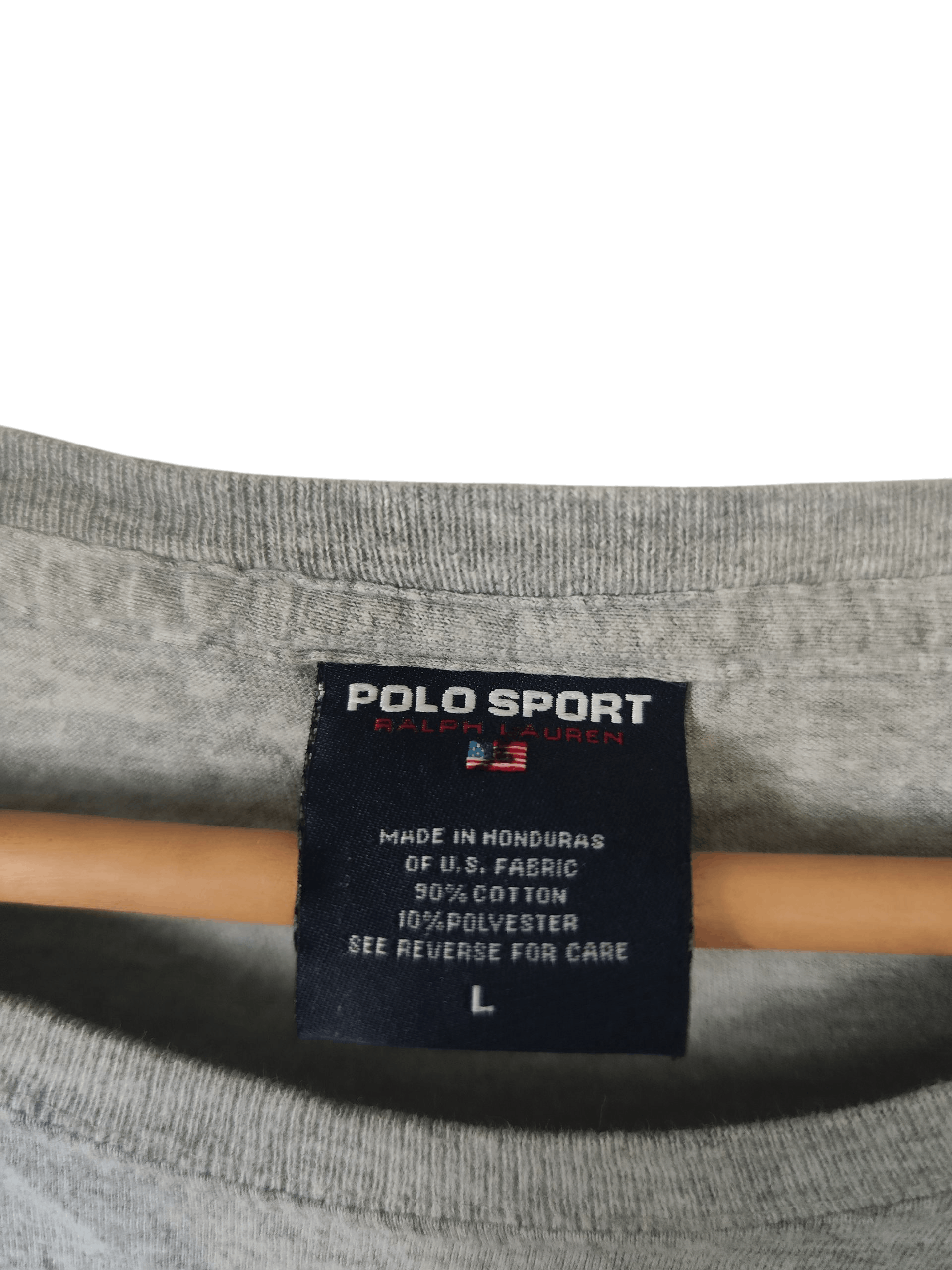 Polo Ralph Lauren Rare! Vintage Polo Sport Ralph Lauren Spellout Tee Size US L / EU 52-54 / 3 - 3 Thumbnail
