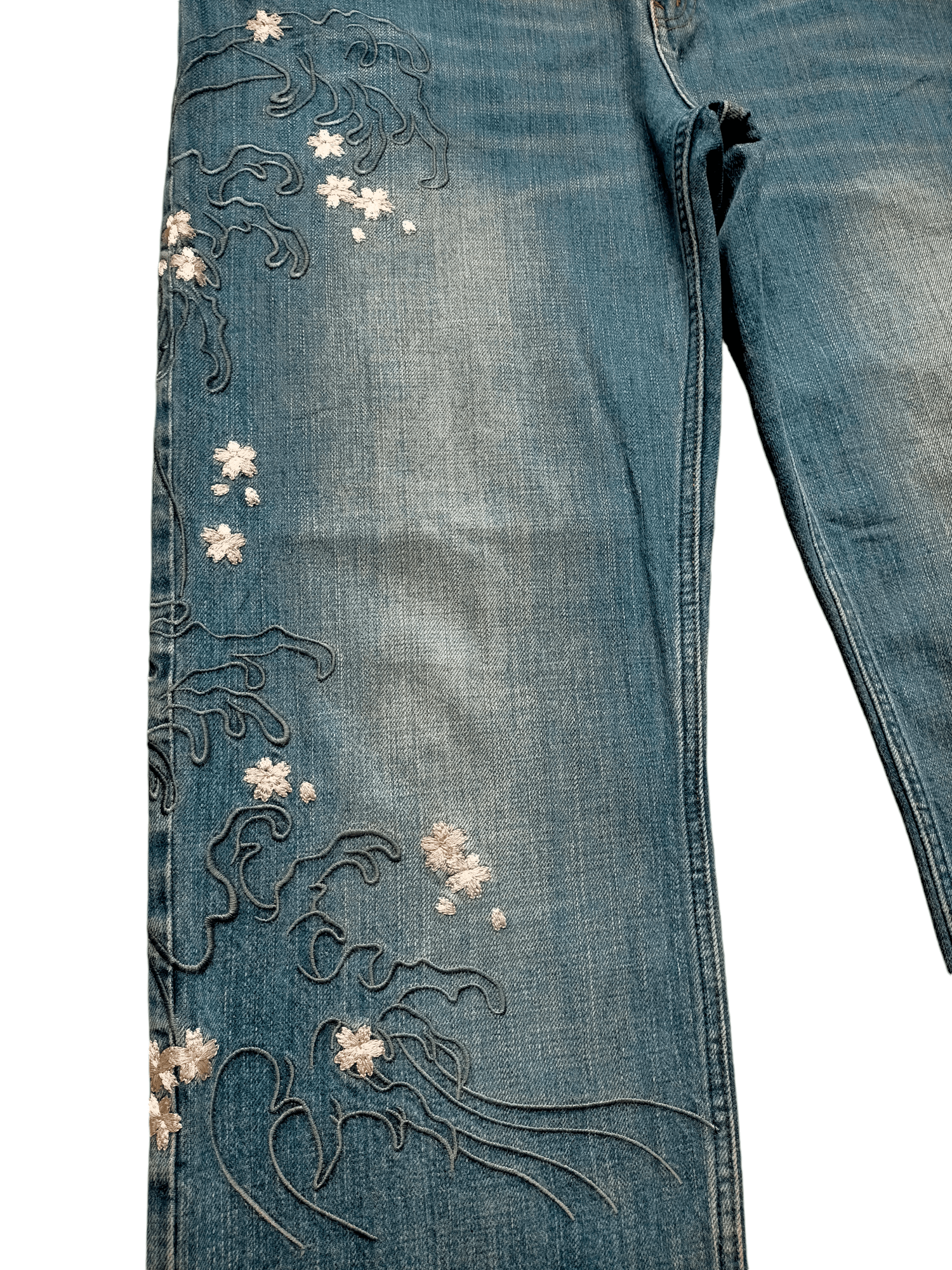 If Six Was Nine Karakuri Generation Multipocket Embroiderd Denim Pants Size US 34 / EU 50 - 17 Thumbnail