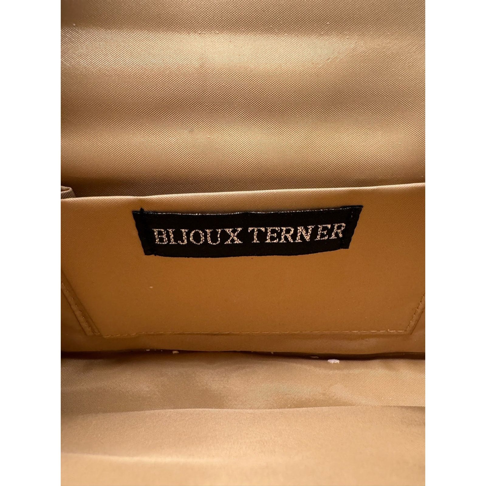 Other Bijoux Terner Purse Women's Clutch Evening Bag Gold Strap Size ONE SIZE - 4 Thumbnail