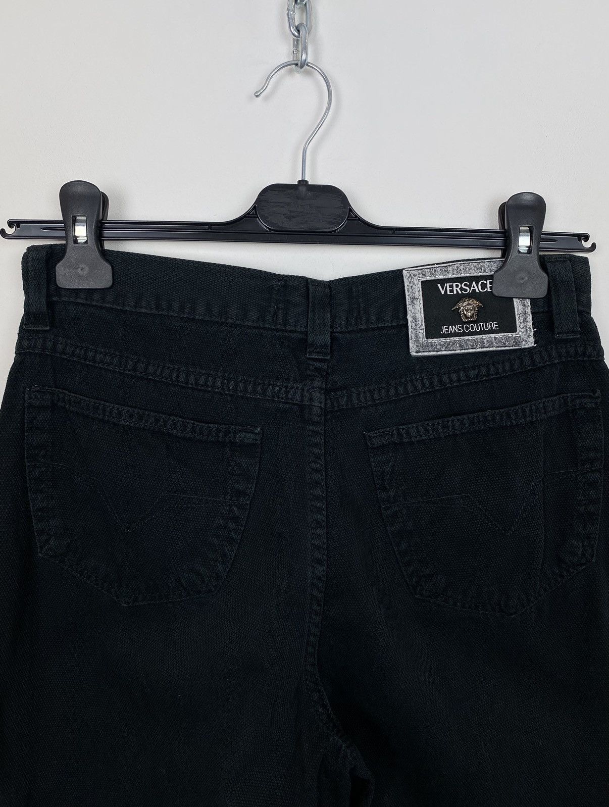 Versace Jeans Couture Vintage Versace Jeans Couture Black Jeans Denim Y2K Size US 30 / EU 46 - 12 Thumbnail