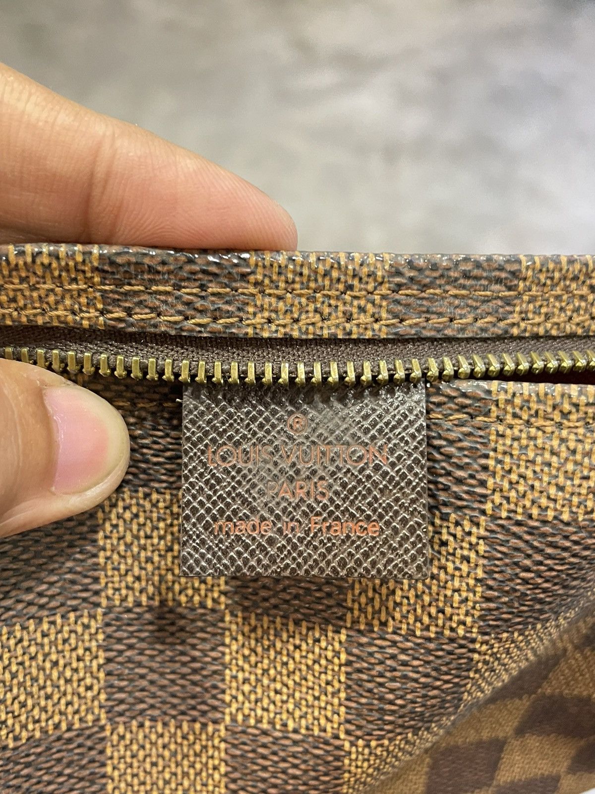 Louis Vuitton LOUIS VUITTON 2001 Damier Top Handle Bag Mini Vintage Size ONE SIZE - 11 Thumbnail