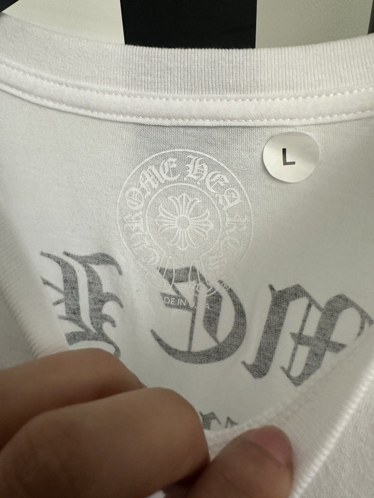 Chrome Hearts Brand New Chrome Hearts USA Pocket Tee Size US L / EU 52-54 / 3 - 4 Thumbnail