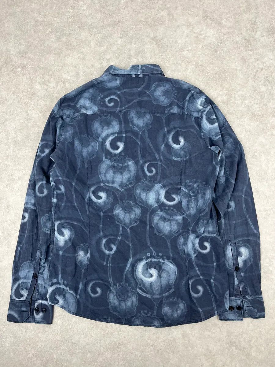 Armani 2000s Armani Black Obscure Monster Asian Shirt Size US M / EU 48-50 / 2 - 6 Thumbnail