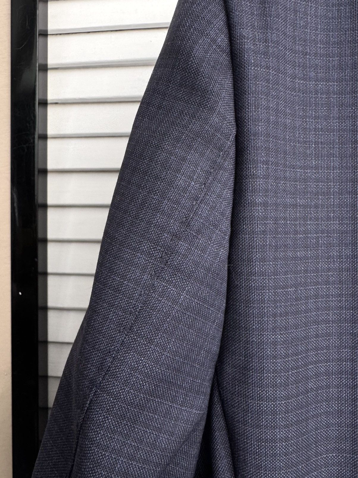 Hugo Boss Hugo Boss Loro Piana Full Canvas Wool Blazer Navy Size 42R - 18 Thumbnail