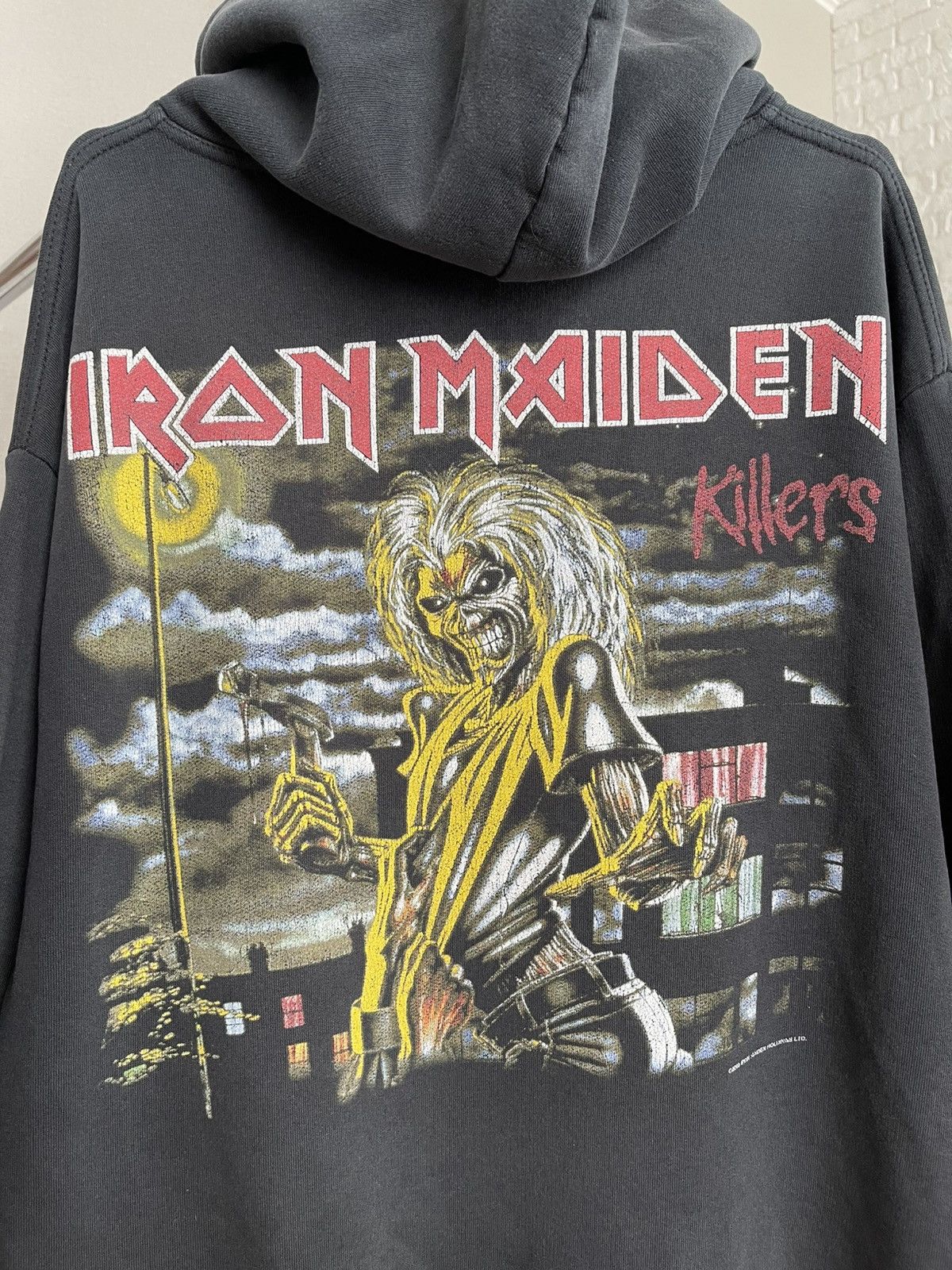 Iron Maiden Iron Maiden Killers Vintage Hoodie 90s Size US XL / EU 56 / 4 - 5 Thumbnail