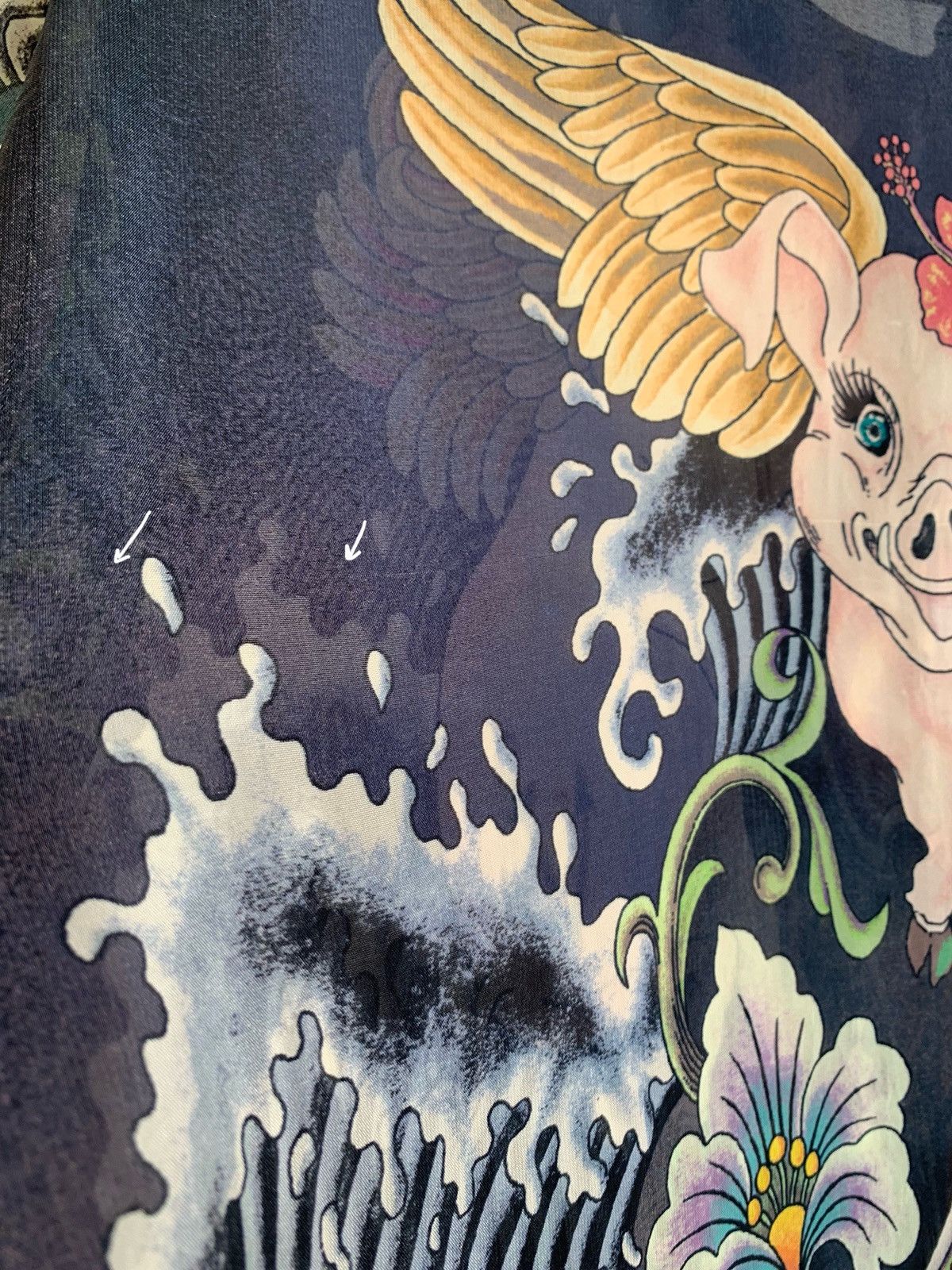 Yoshiyuki Konishi Vintage Rare Ficce Yoshiyuki Konishi Pig Art Size US M / EU 48-50 / 2 - 15 Thumbnail