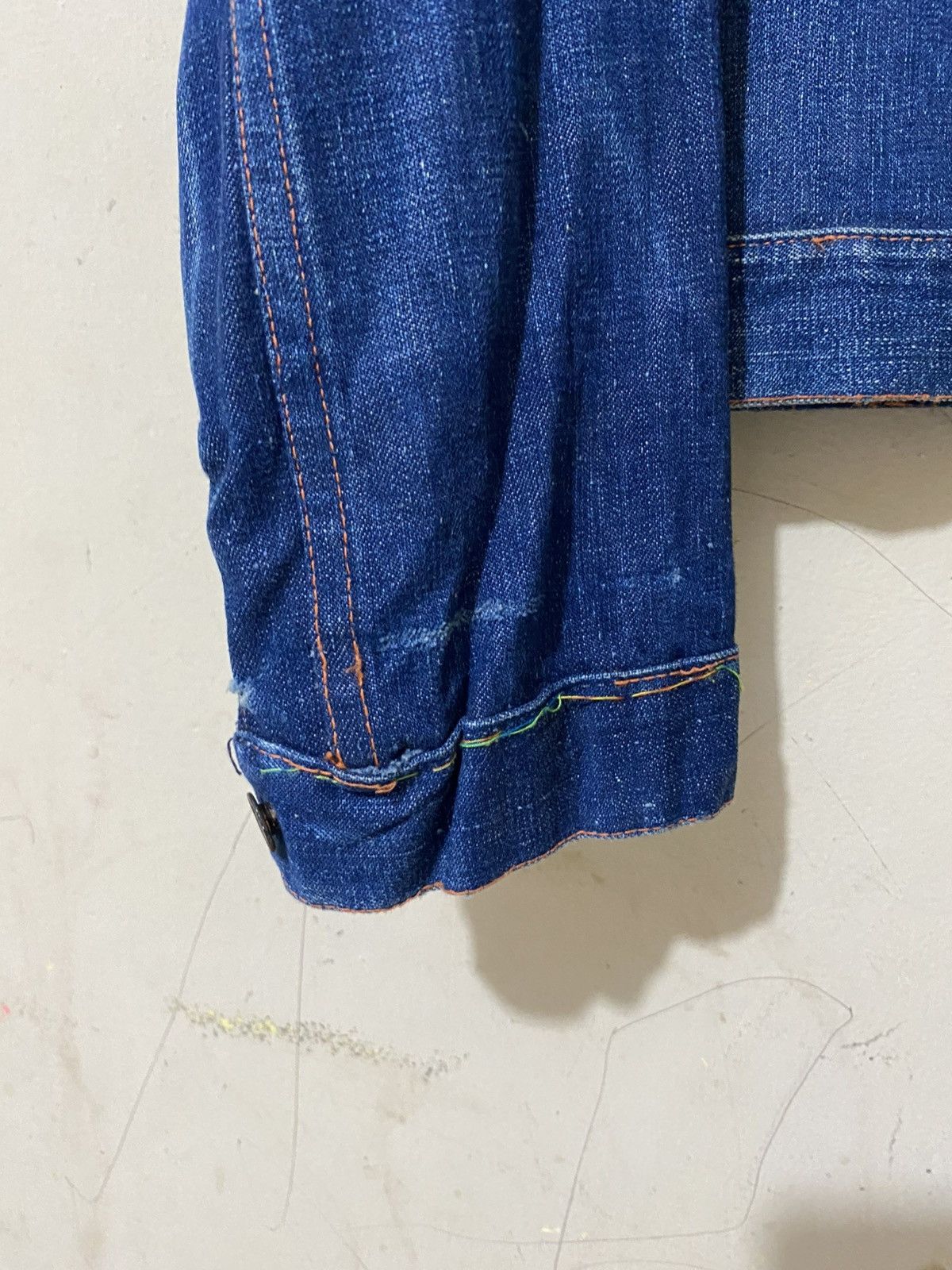 Vintage True 1940 Denim Jacket Union Made WWII Selvedge Donut Button Size US XS / EU 42 / 0 - 5 Thumbnail