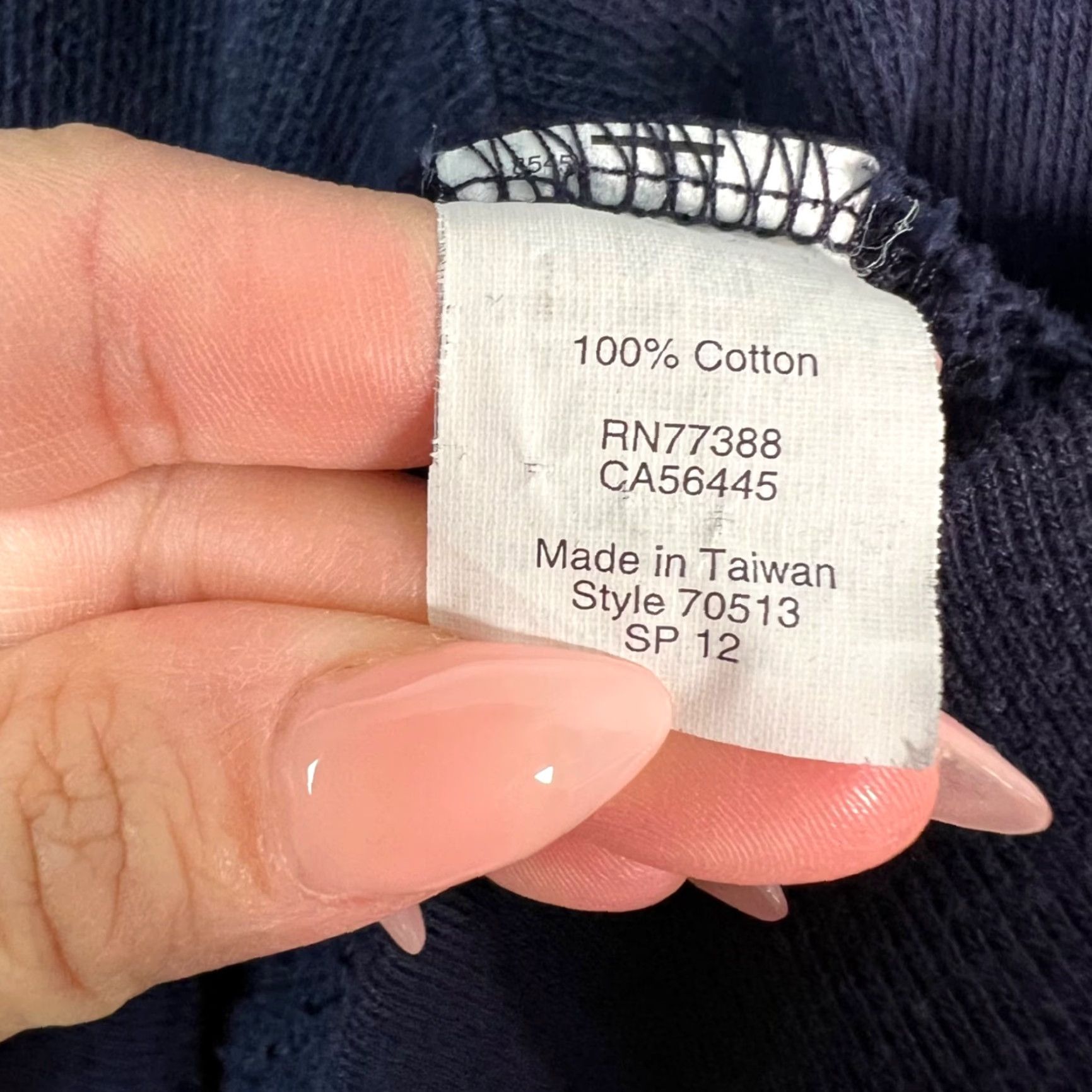 J.Crew J.Crew Womens Medium Blue Button-Up Sweater Cardigan Knit Cotton Long Sleeve Drawstring Collar Casual M Womens Size M / US 6-8 / IT 42-44 - 4 Thumbnail
