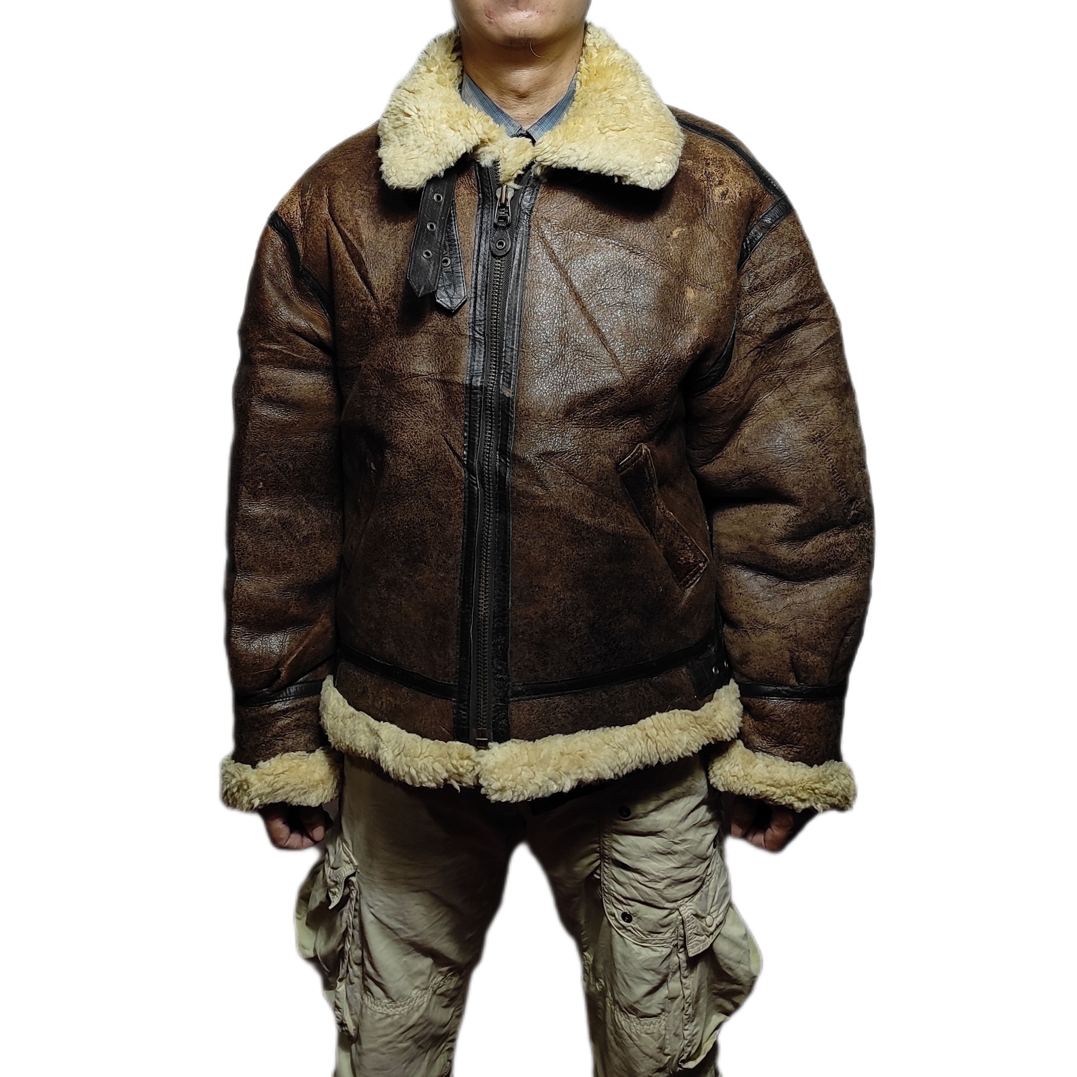 Aviator Nation Beautiful Vintage B-3 Bomber Jacket Size US M / EU 48-50 / 2 - 6 Thumbnail