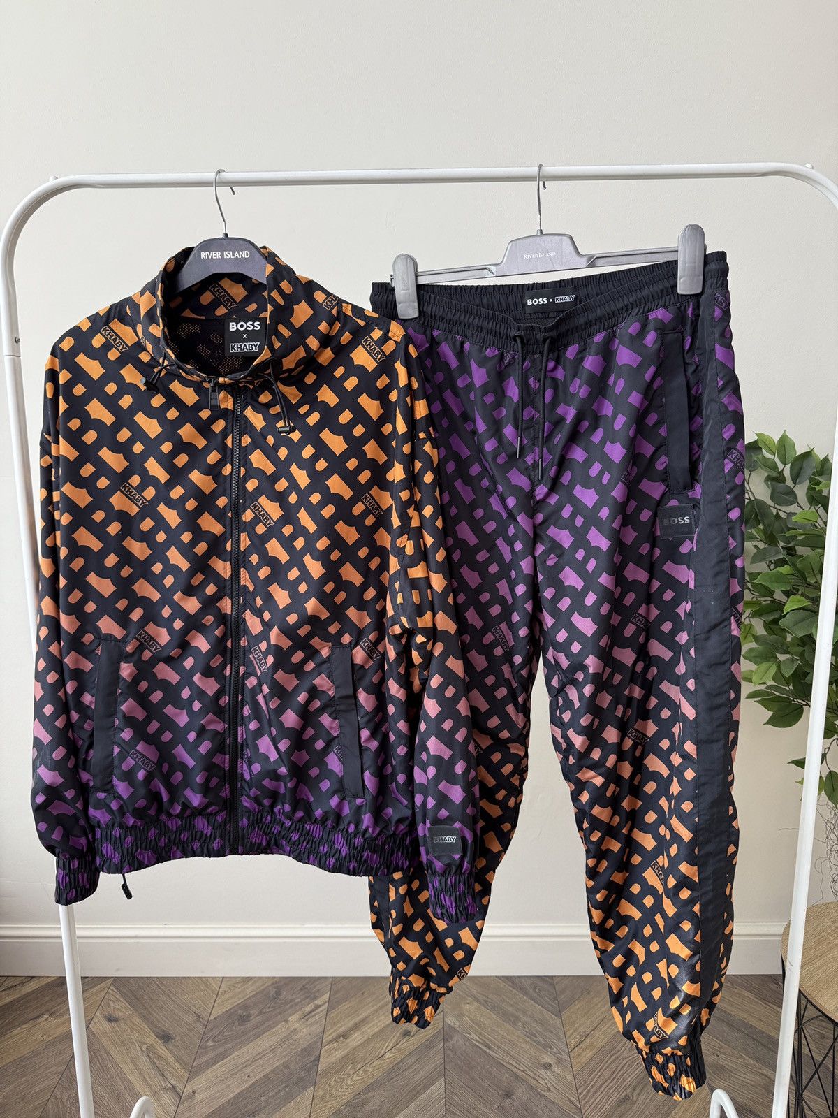 Hugo Boss Hugo Boss x Khaby Windbreaker Tracksuit Set Mens Size US M / EU 48-50 / 2 - 2 Thumbnail