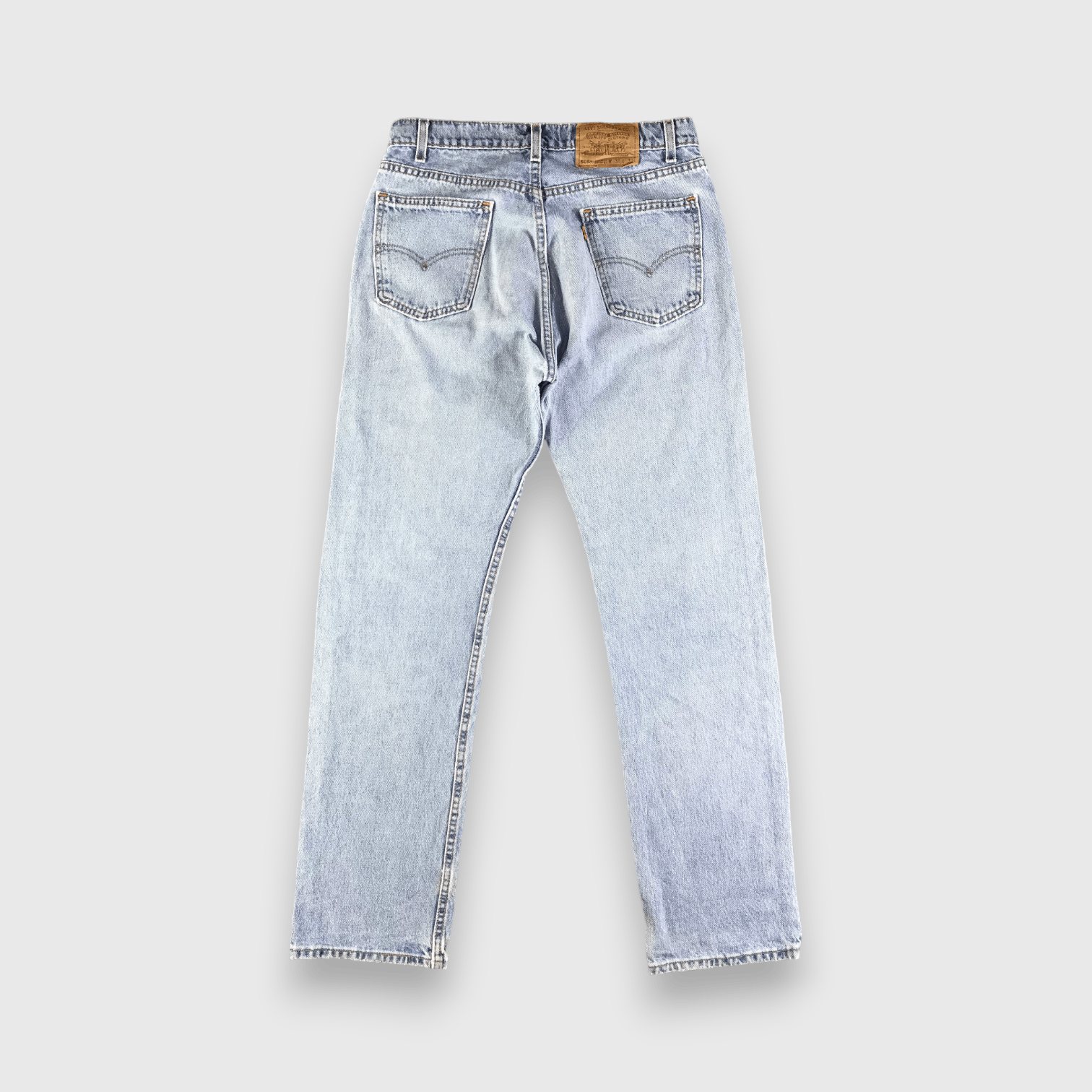 Levi's Vintage Light Wash Levis 505 Jeans-J3416 Size 32" / US 10 / IT 46 - 2 Thumbnail