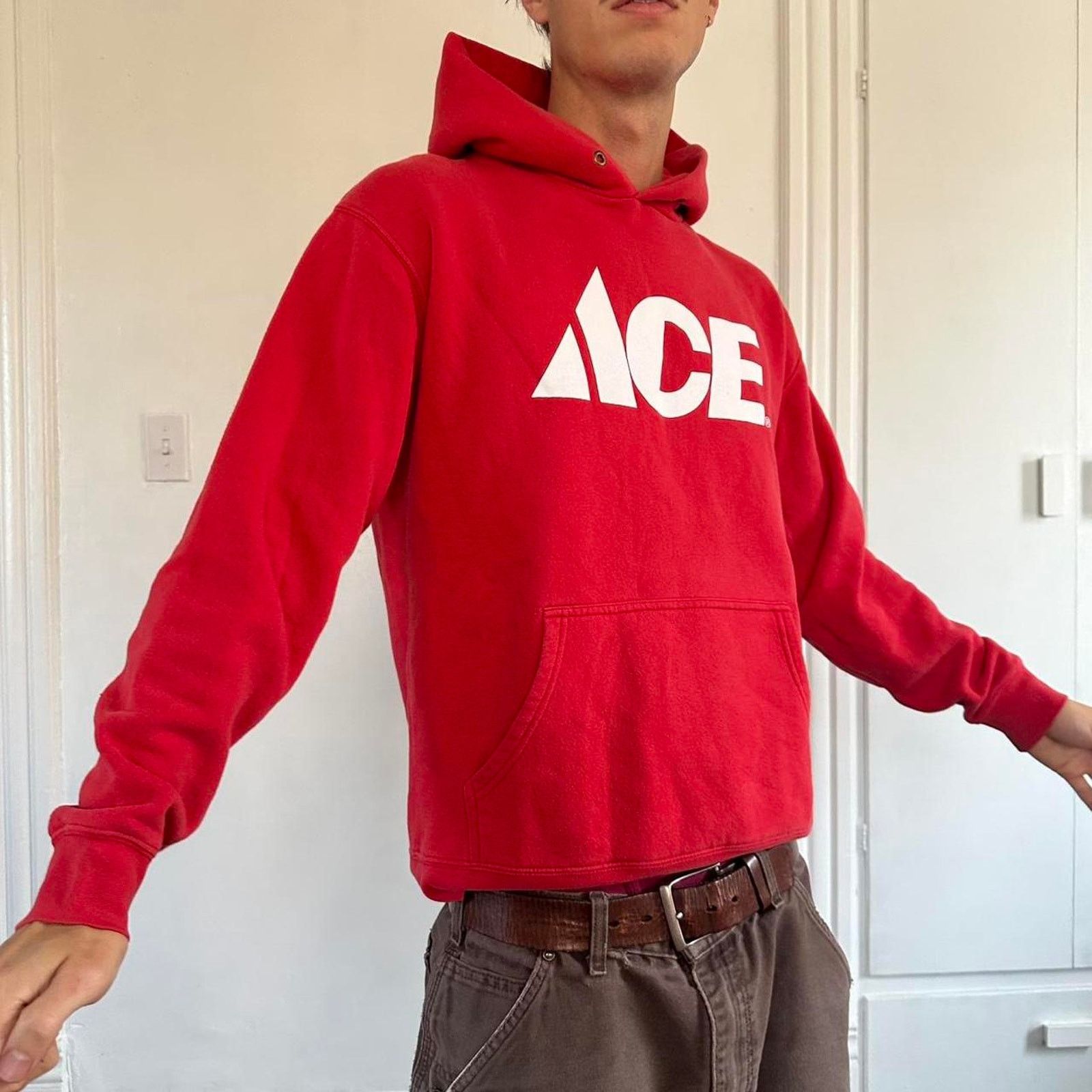 Vintage Basic vintage 00s ace hardware cotton hoodie work sweatshirt Size US S / EU 44-46 / 1 - 2 Thumbnail