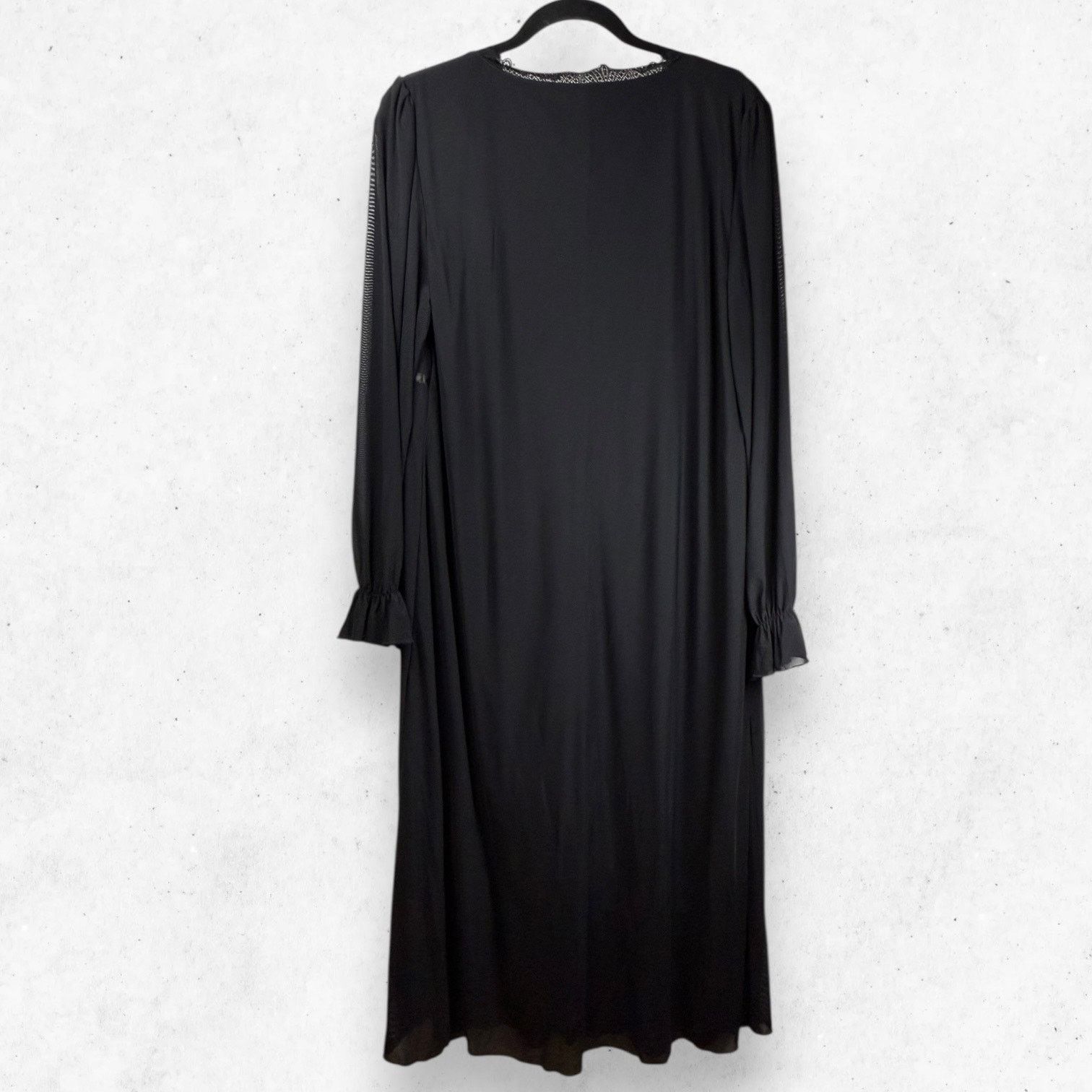 Other Dazy Women's XL House Dress Sleepwear V Neck Long Sleeve Size XL / US 12-14 / IT 48-50 - 2 Thumbnail