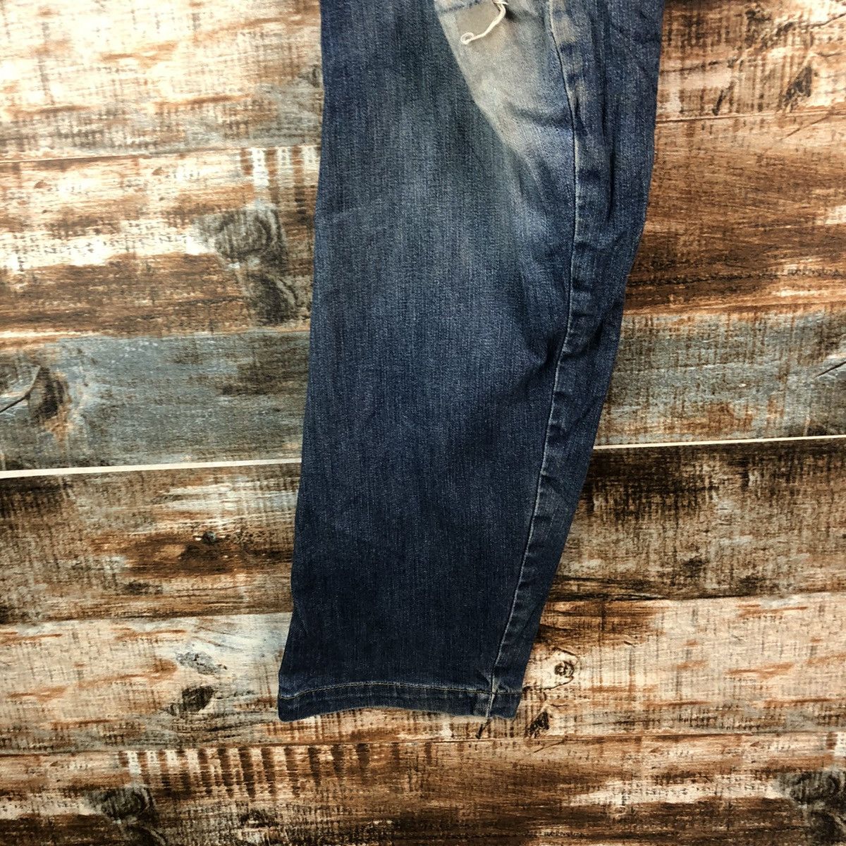 Japanese Brand Even River Blue Distressed ripped Denim Pants #A2150 Size US 30 / EU 46 - 11 Thumbnail